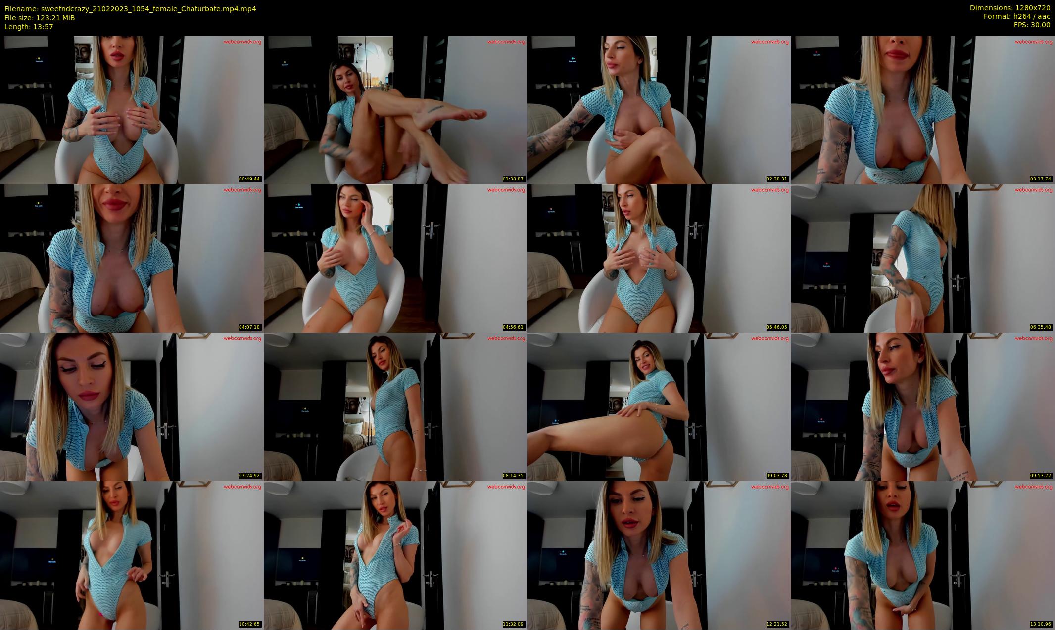 sweetndcrazy — 14 minute Chaturbate female cam show recording, 720p, Feb 21, 2023