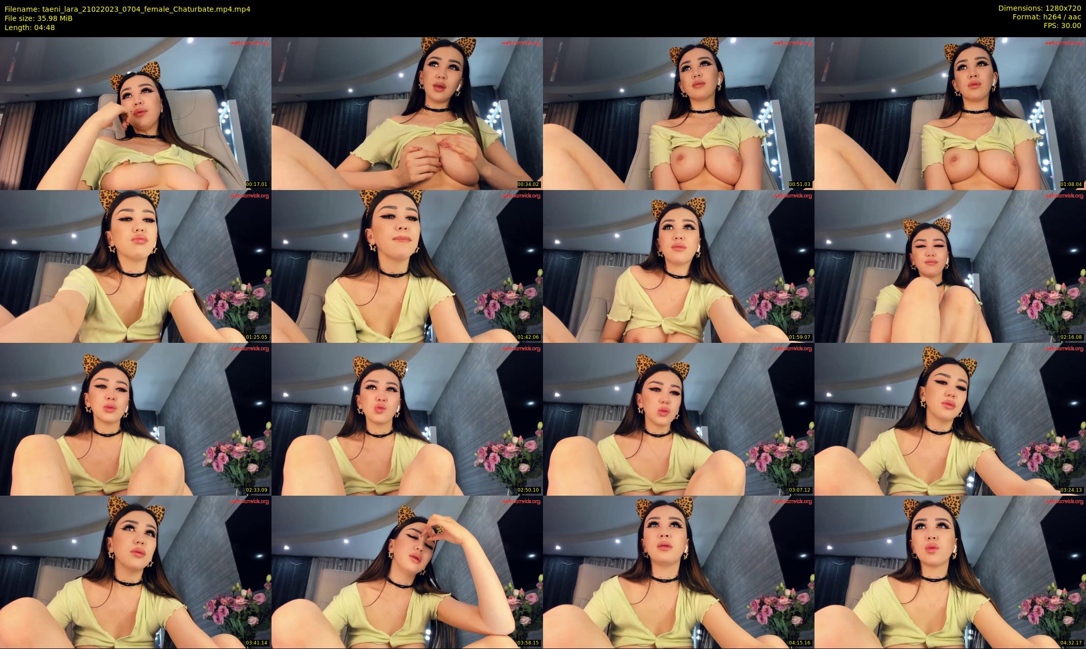 taeni_lara — 5 minute Chaturbate female cam show recording, 720p, Feb 21, 2023