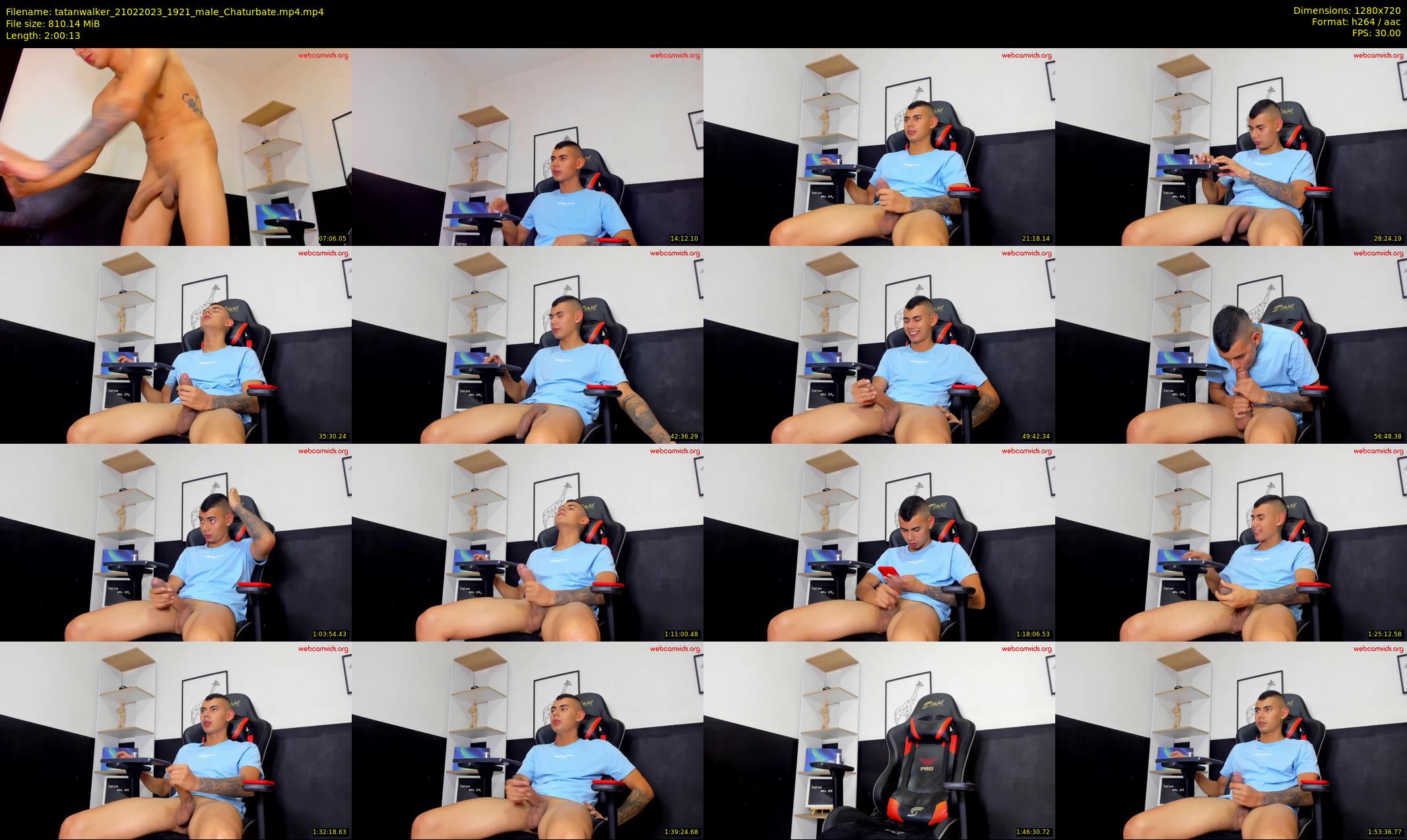 tatanwalker — 121 minute Chaturbate male cam show recording, 720p, Feb 21, 2023