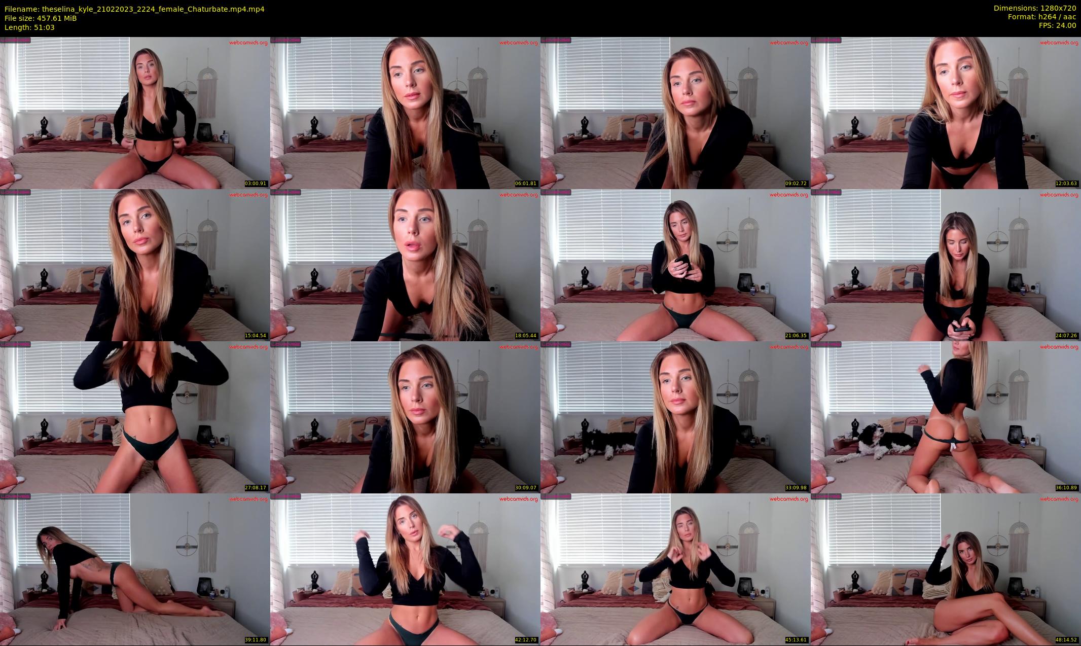 theselina_kyle — 52 minute Chaturbate female cam show recording, 720p, Feb 21, 2023