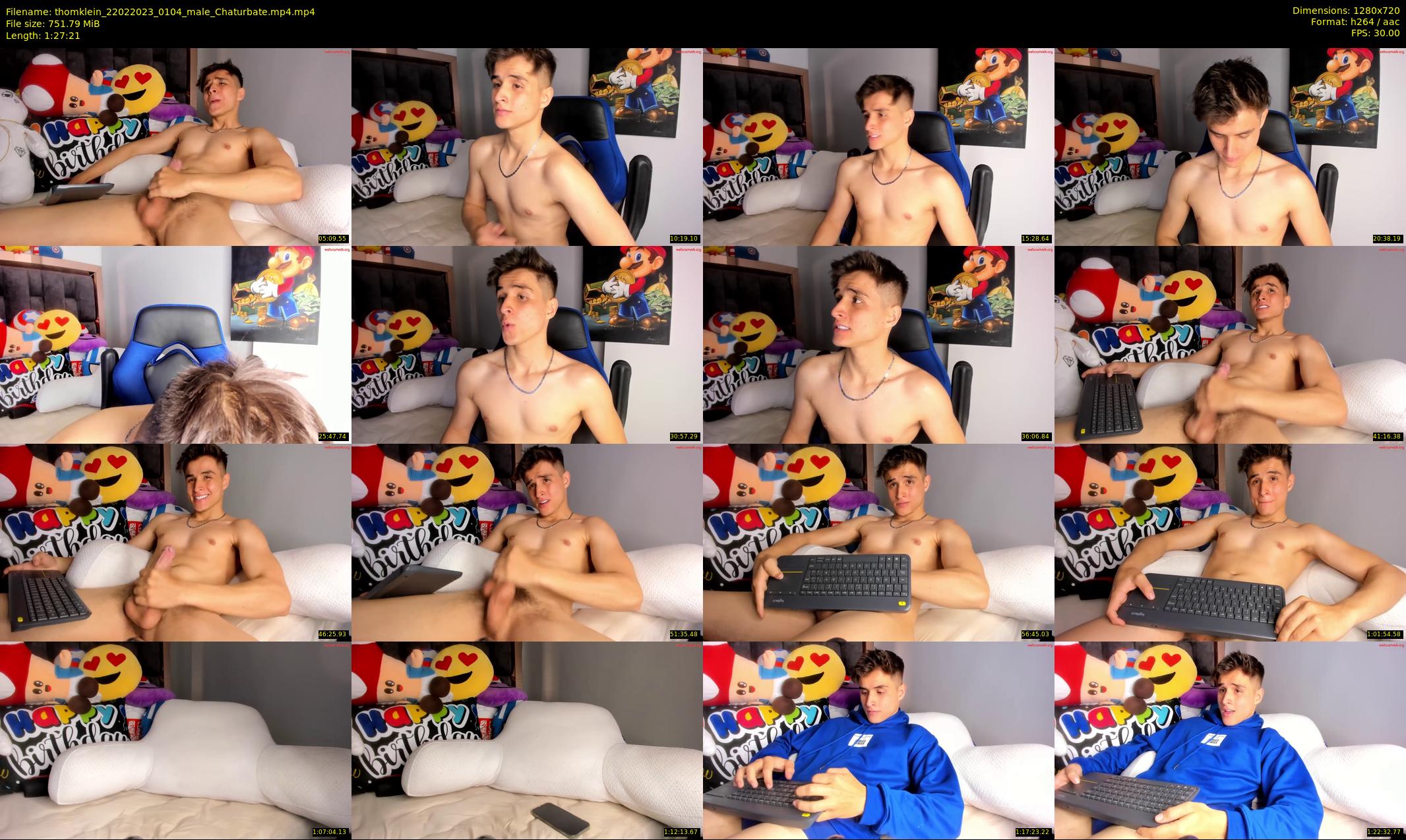 thomklein — 88 minute Chaturbate male cam show recording, 720p, Feb 22, 2023