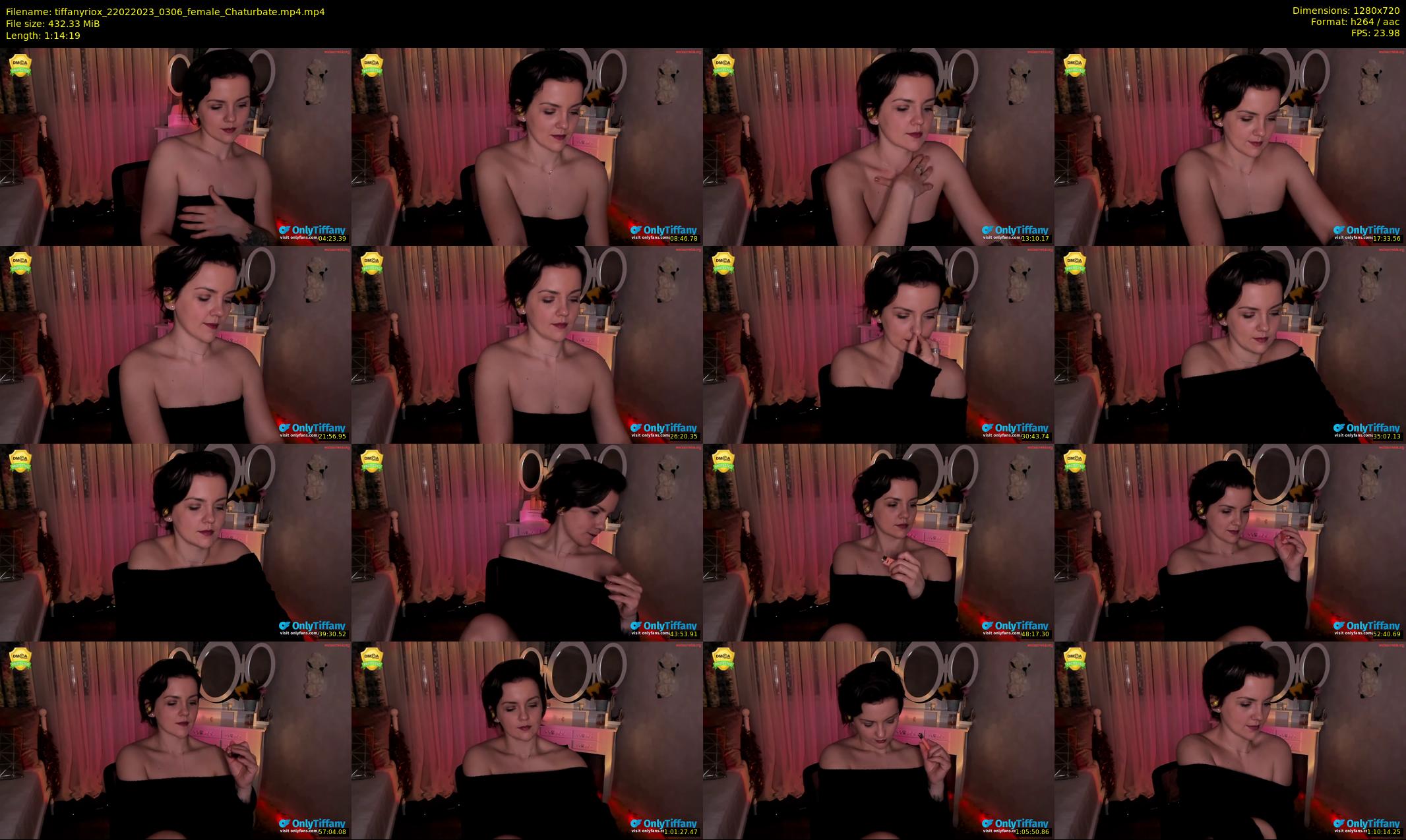 tiffanyriox — 75 minute Chaturbate female cam show recording, 720p, Feb 22, 2023