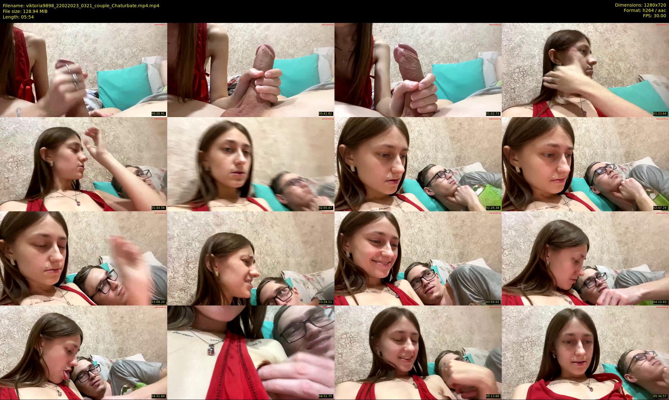 viktoria9898 — 6 minute Chaturbate couple cam show recording, 720p, Feb 22, 2023
