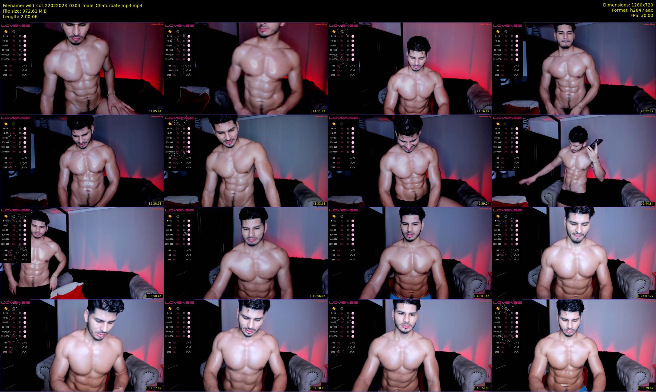 wild_col — 121 minute Chaturbate male cam show recording, 720p, Feb 22, 2023