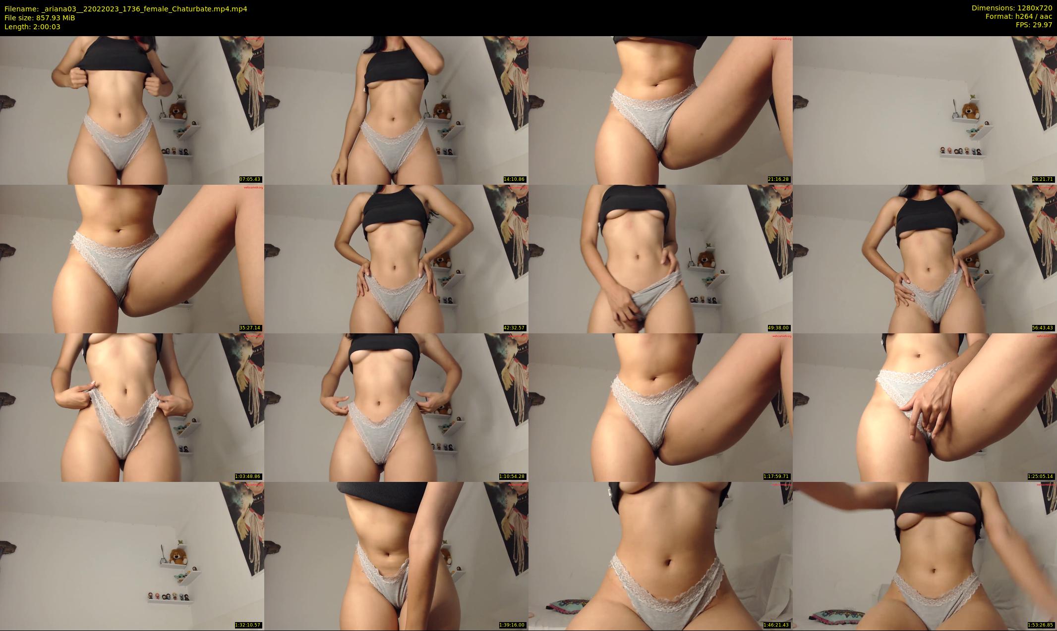 _ariana03_ — 121 minute Chaturbate female cam show recording, 720p, Feb 22, 2023