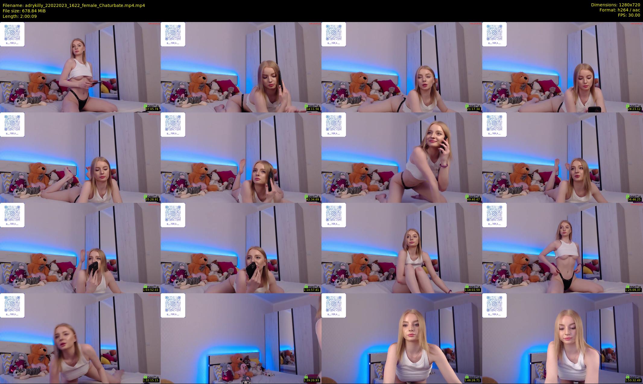 adrykilly — 121 minute Chaturbate female cam show recording, 720p, Feb 22, 2023
