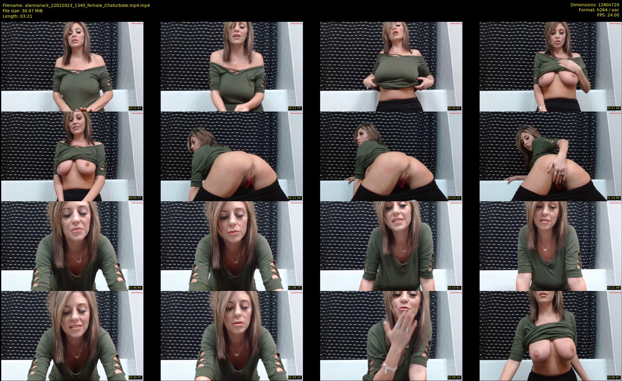 alannarack — 4 minute Chaturbate female cam show recording, 720p, Feb 22, 2023