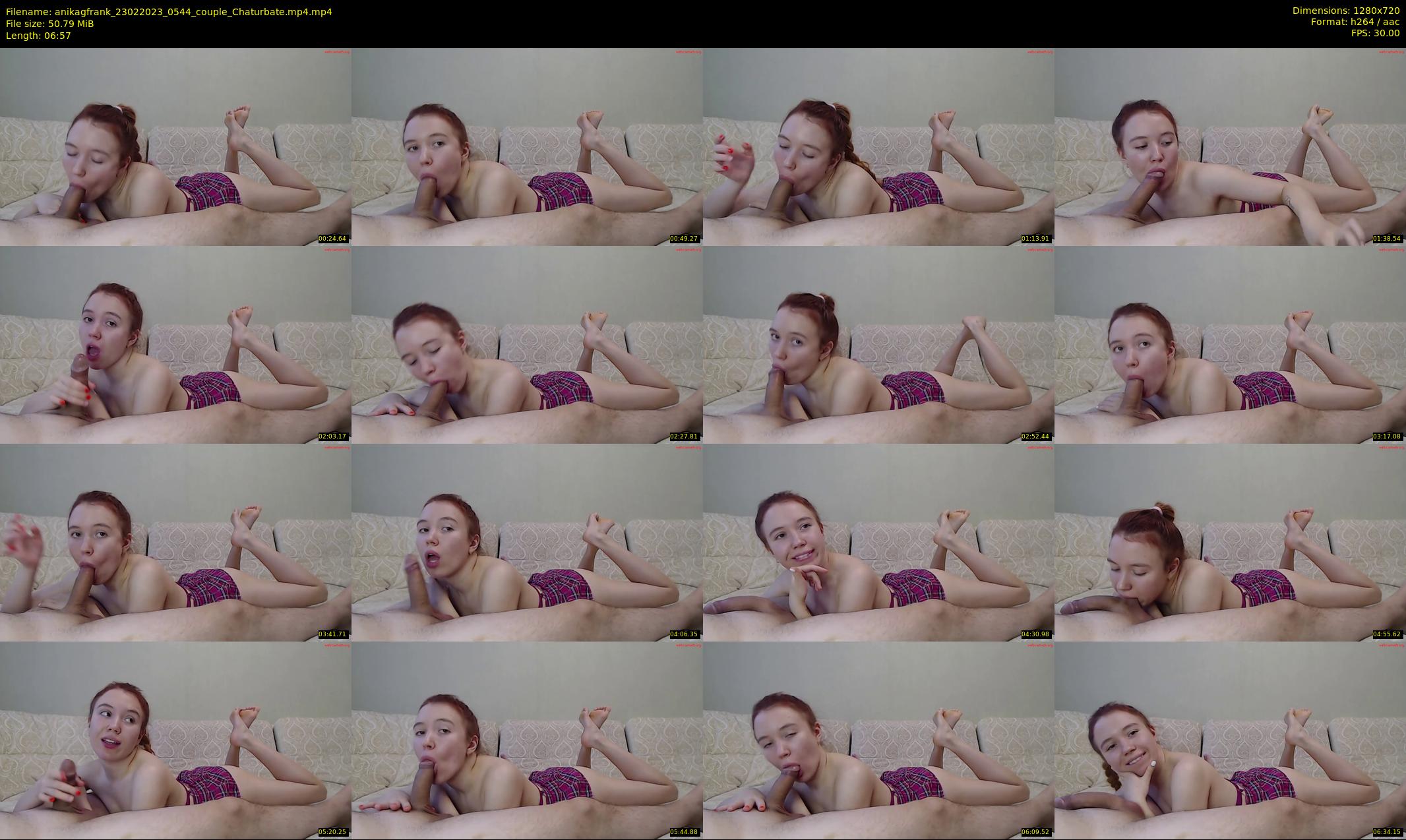 anikagfrank — 7 minute Chaturbate couple cam show recording, 720p, Feb 23, 2023
