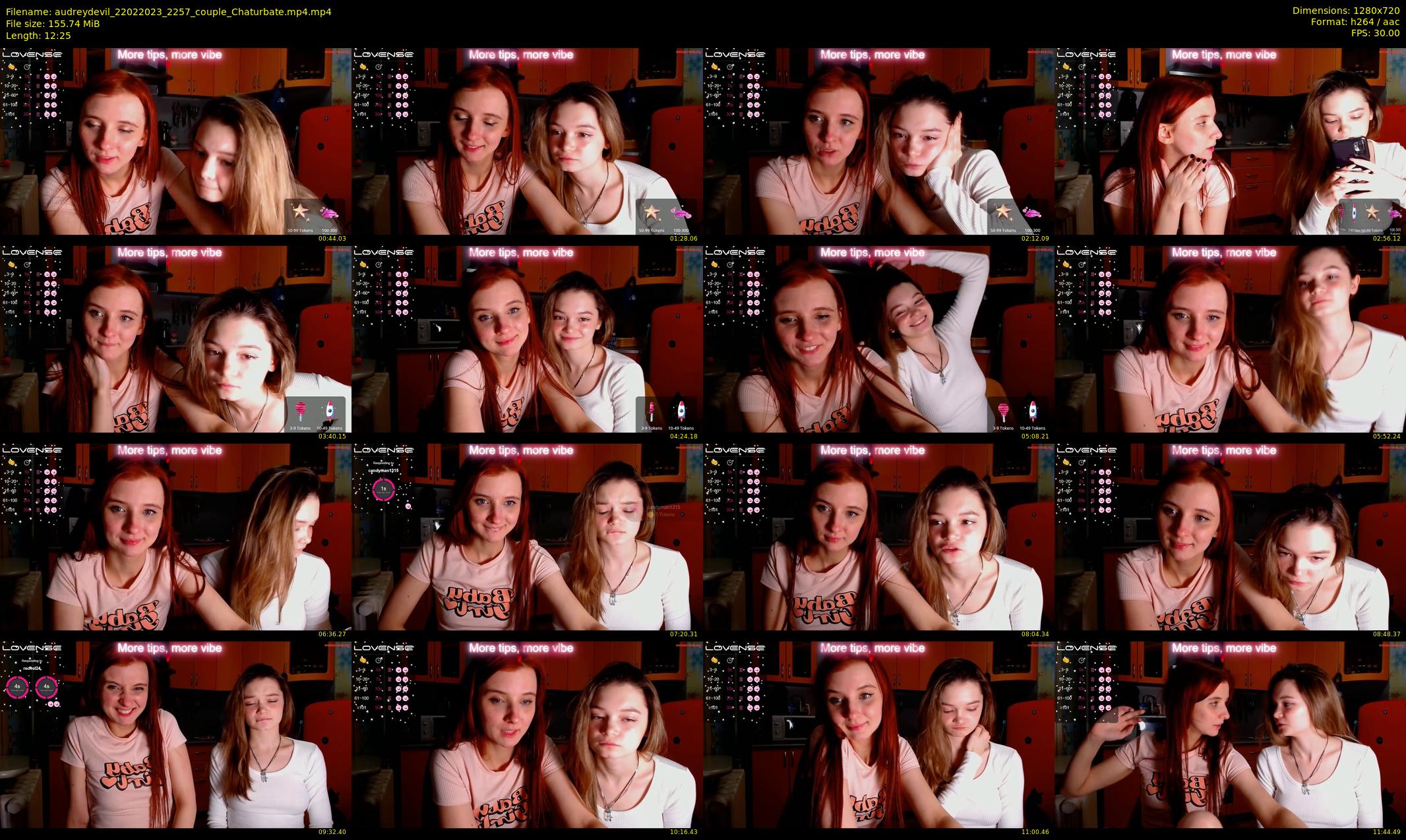 audreydevil — 13 minute Chaturbate female cam show recording, 720p, Feb 22, 2023