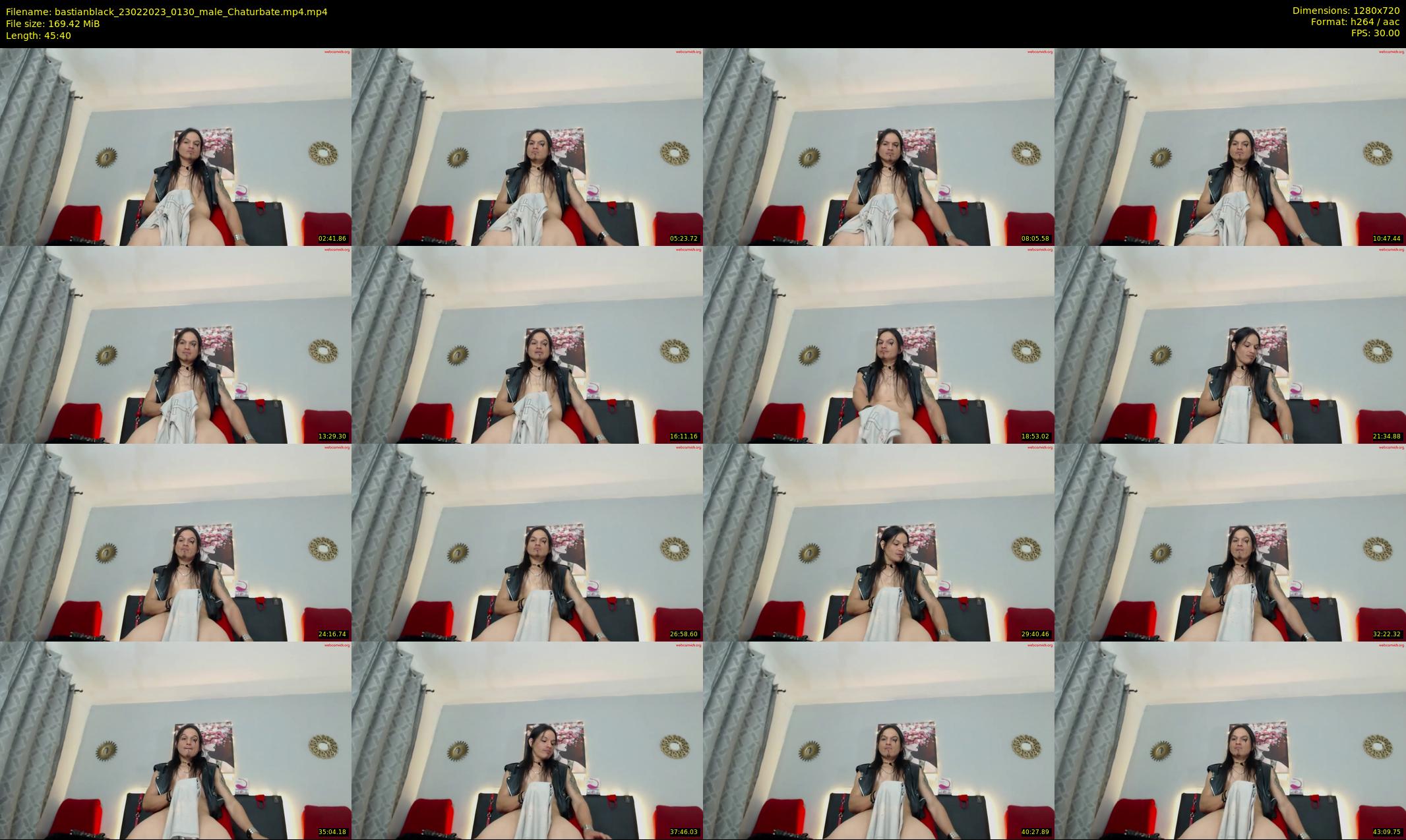 bastianblack — 46 minute Chaturbate male cam show recording, 720p, Feb 23, 2023