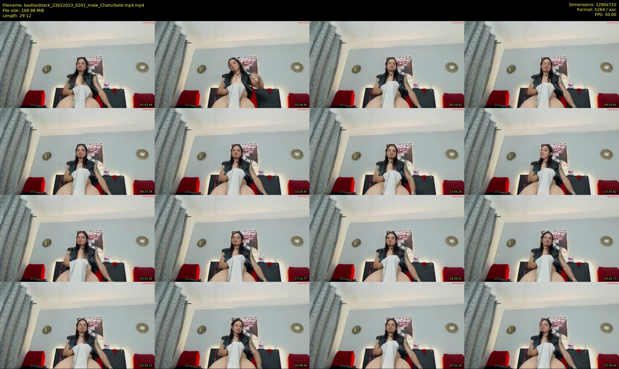 bastianblack — 30 minute Chaturbate male cam show recording, 720p, Feb 23, 2023