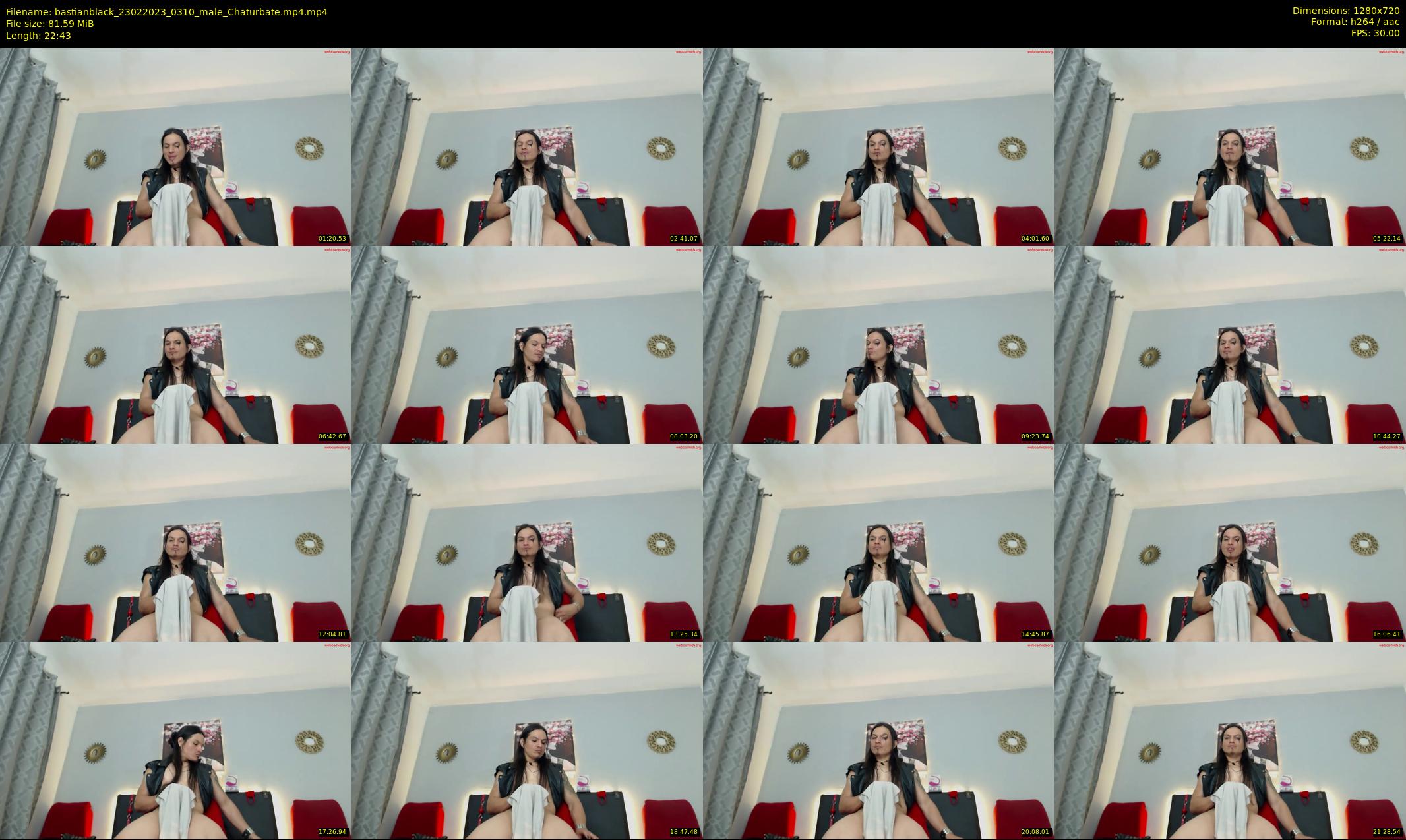 bastianblack — 23 minute Chaturbate male cam show recording, 720p, Feb 23, 2023