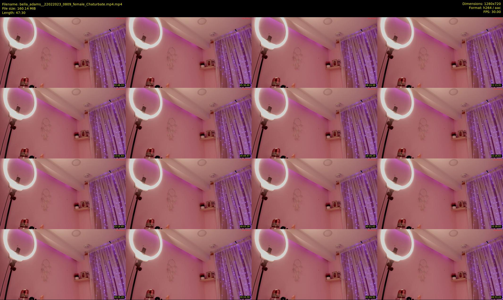 bella_adams_ — 48 minute Chaturbate female cam show recording, 720p, Feb 22, 2023