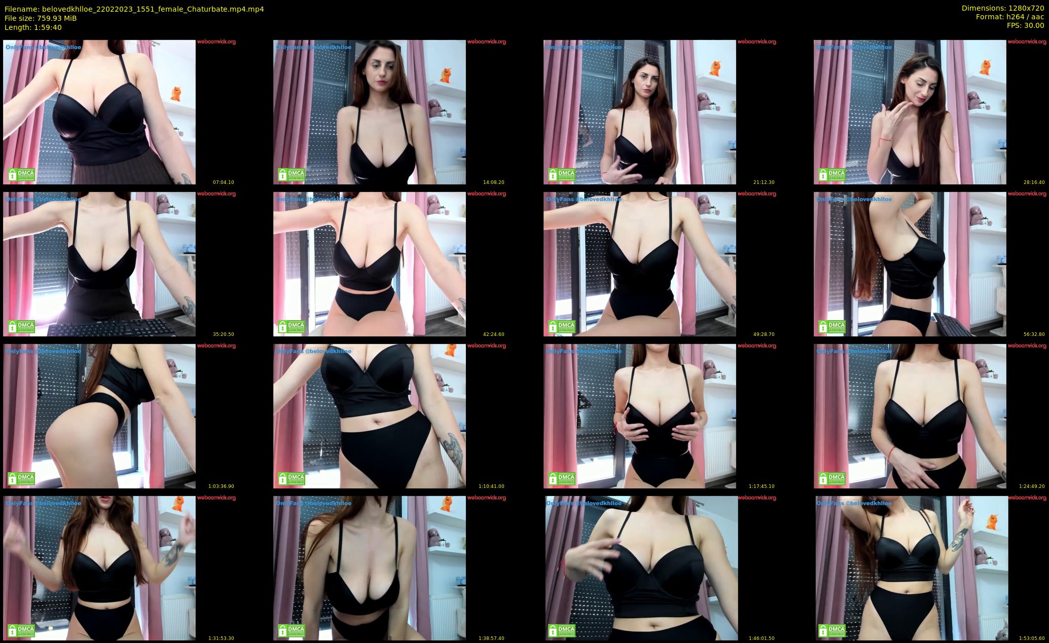 belovedkhlloe — 120 minute Chaturbate female cam show recording, 720p, Feb 22, 2023