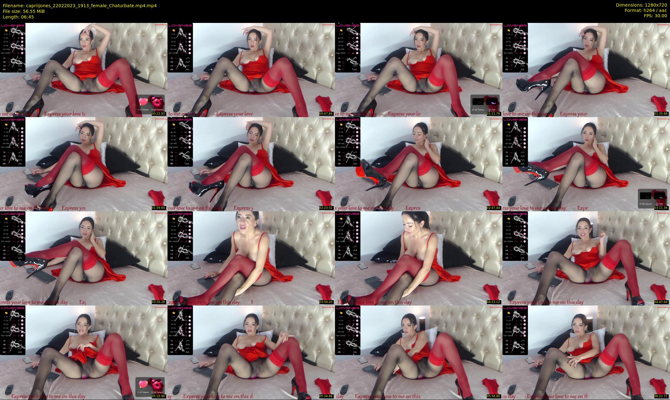 capriijones — 7 minute Chaturbate female cam show recording, 720p, Feb 22, 2023