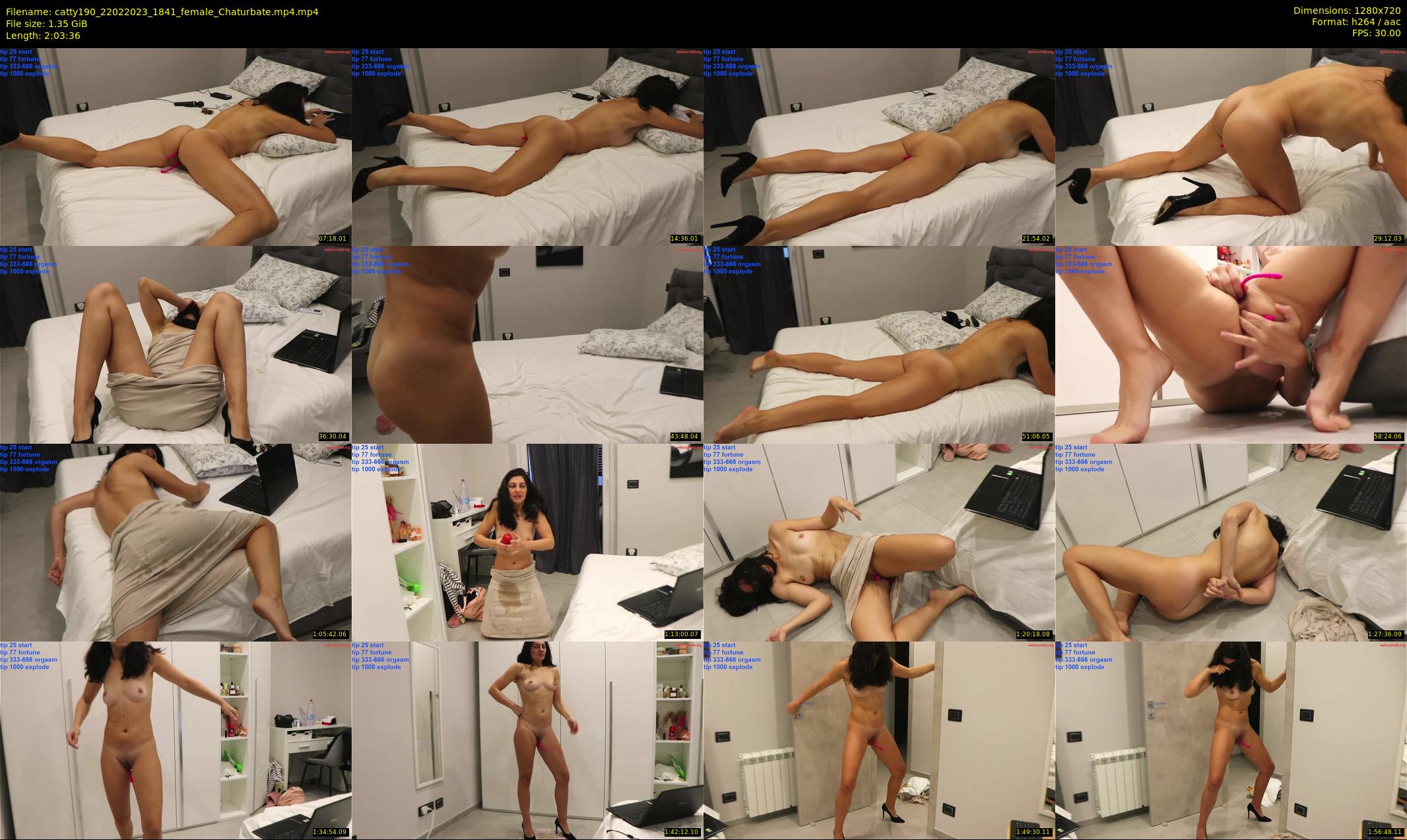 catty190 — 124 minute Chaturbate female cam show recording, 720p, Feb 22, 2023