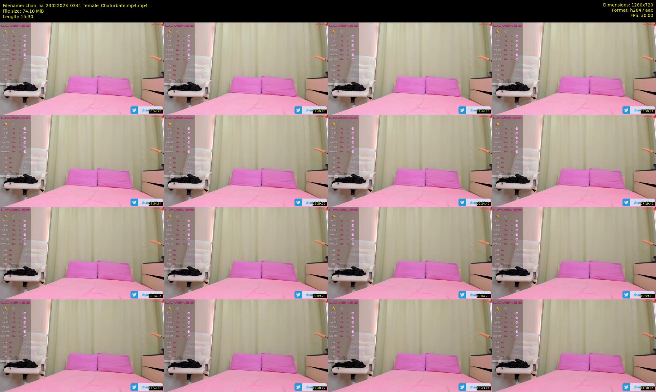 chan_lia — 16 minute Chaturbate female cam show recording, 720p, Feb 23, 2023