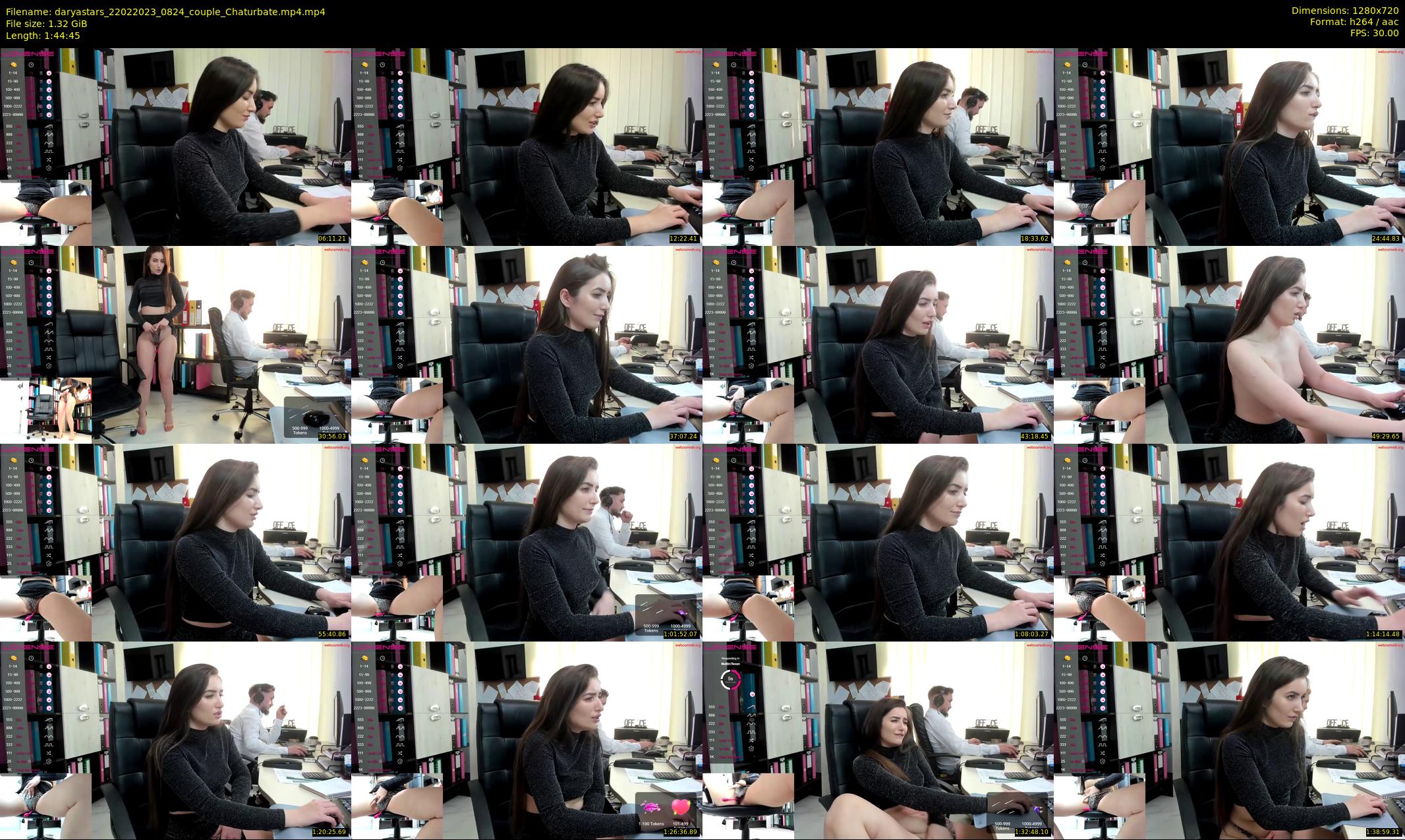 daryastars — 105 minute Chaturbate couple cam show recording, 720p, Feb 22, 2023