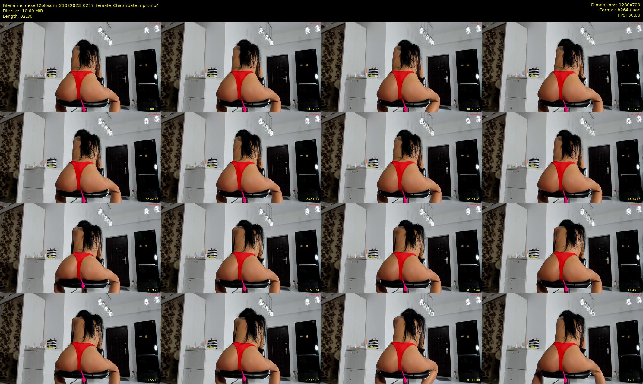 desert2blosom — 3 minute Chaturbate female cam show recording, 720p, Feb 23, 2023