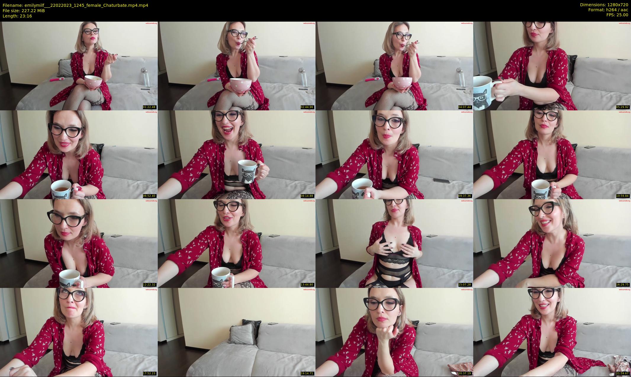 emilymilf__ — 24 minute Chaturbate female cam show recording, 720p, Feb 22, 2023