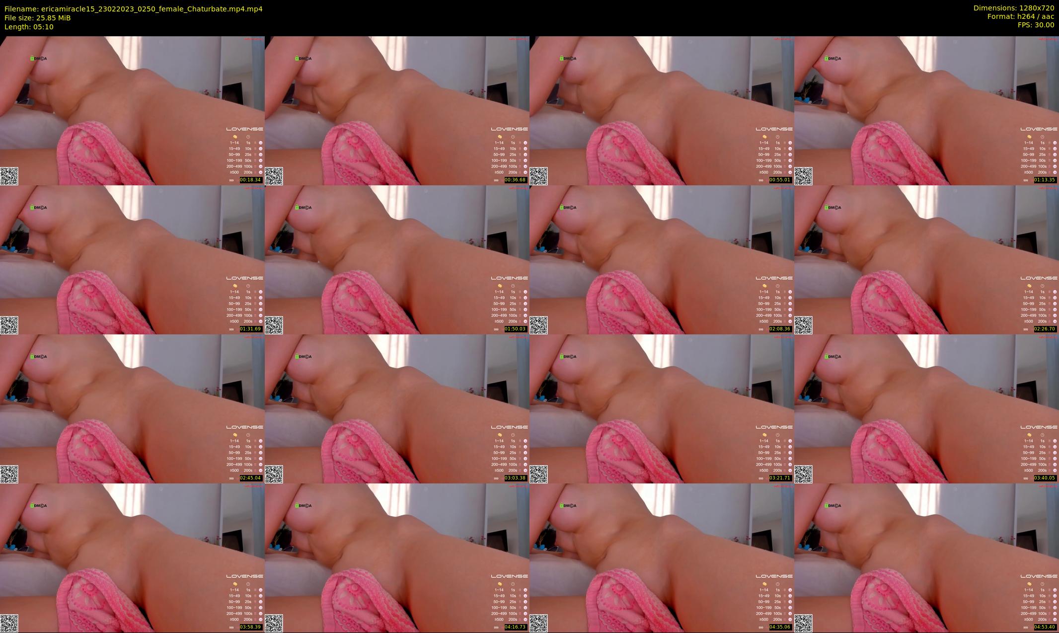 ericamiracle15 — 6 minute Chaturbate female cam show recording, 720p, Feb 23, 2023