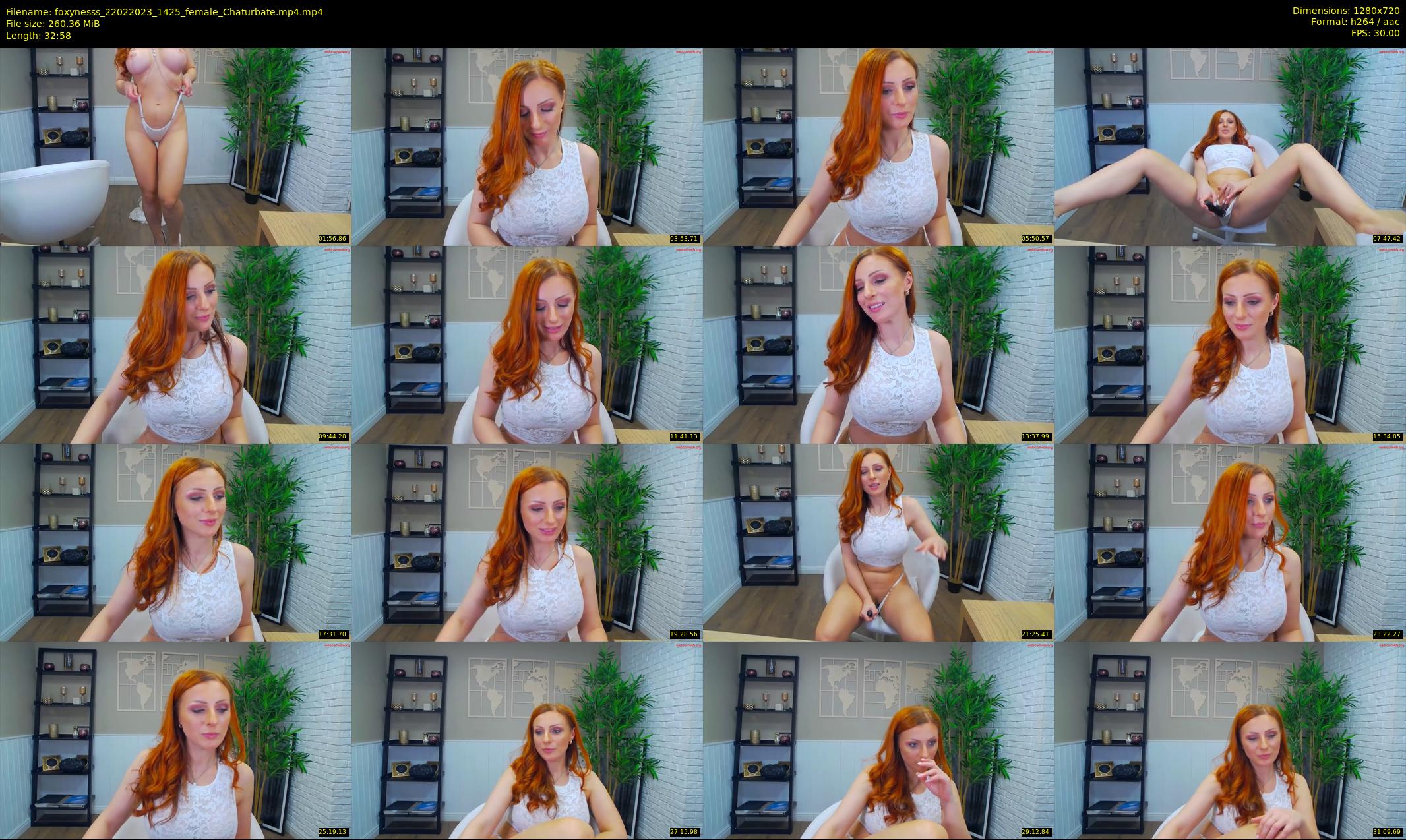 foxynesss — 33 minute Chaturbate female cam show recording, 720p, Feb 22, 2023