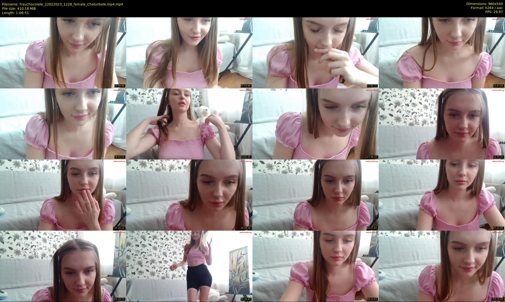 frauchocolate — 67 minute Chaturbate female cam show recording, 480p, Feb 22, 2023