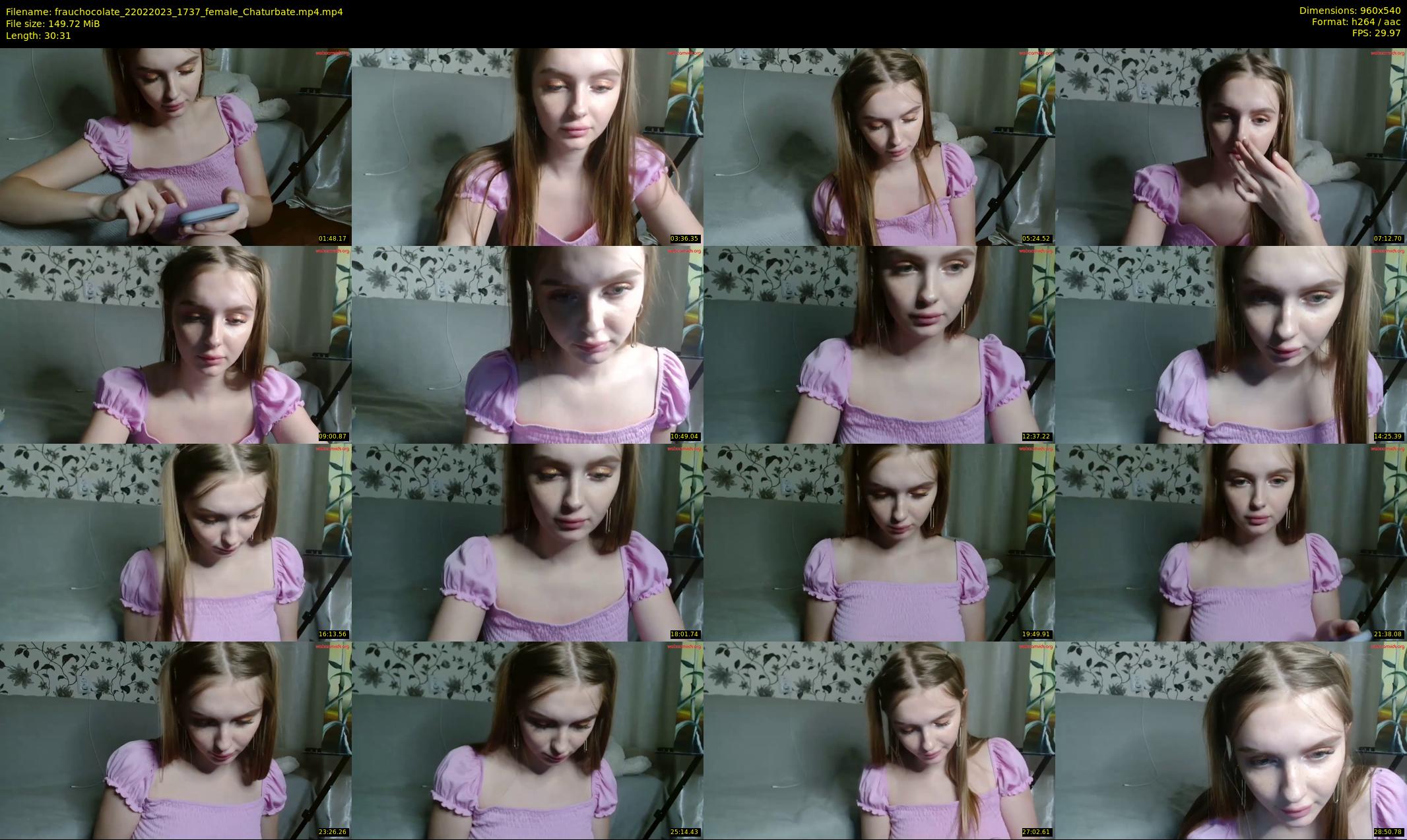 frauchocolate — 31 minute Chaturbate female cam show recording, 480p, Feb 22, 2023