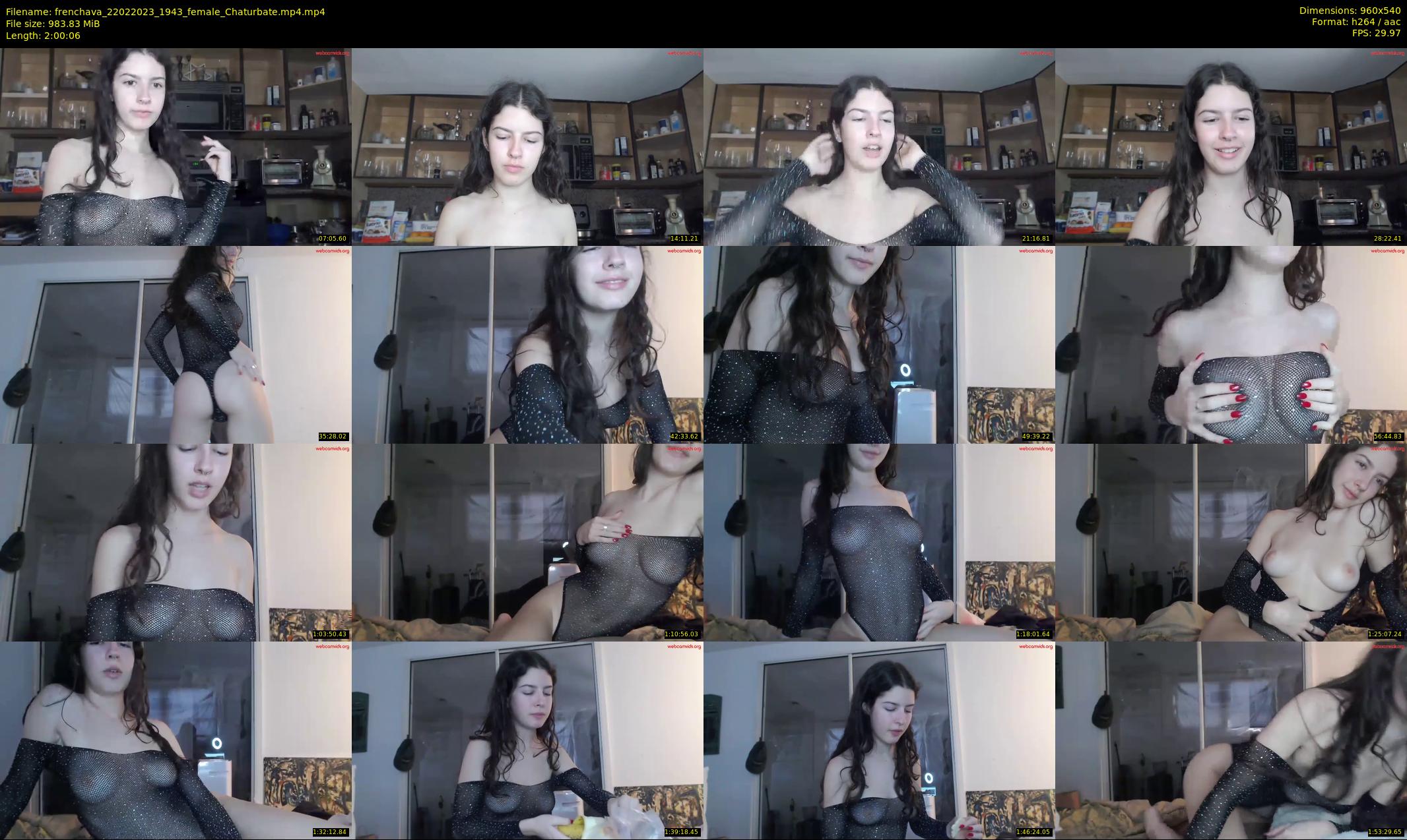 frenchava — 121 minute Chaturbate female cam show recording, 480p, Feb 22, 2023