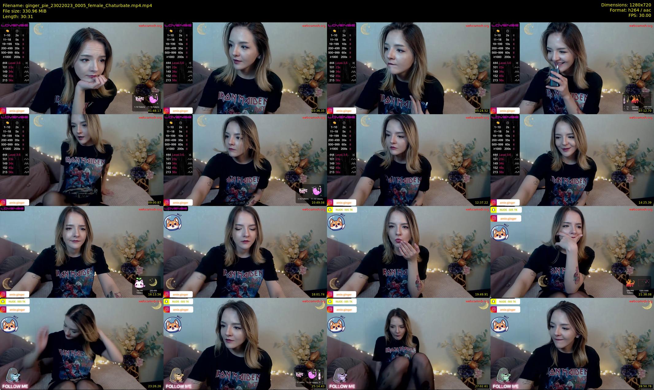 ginger_pie — 31 minute Chaturbate female cam show recording, 720p, Feb 23, 2023