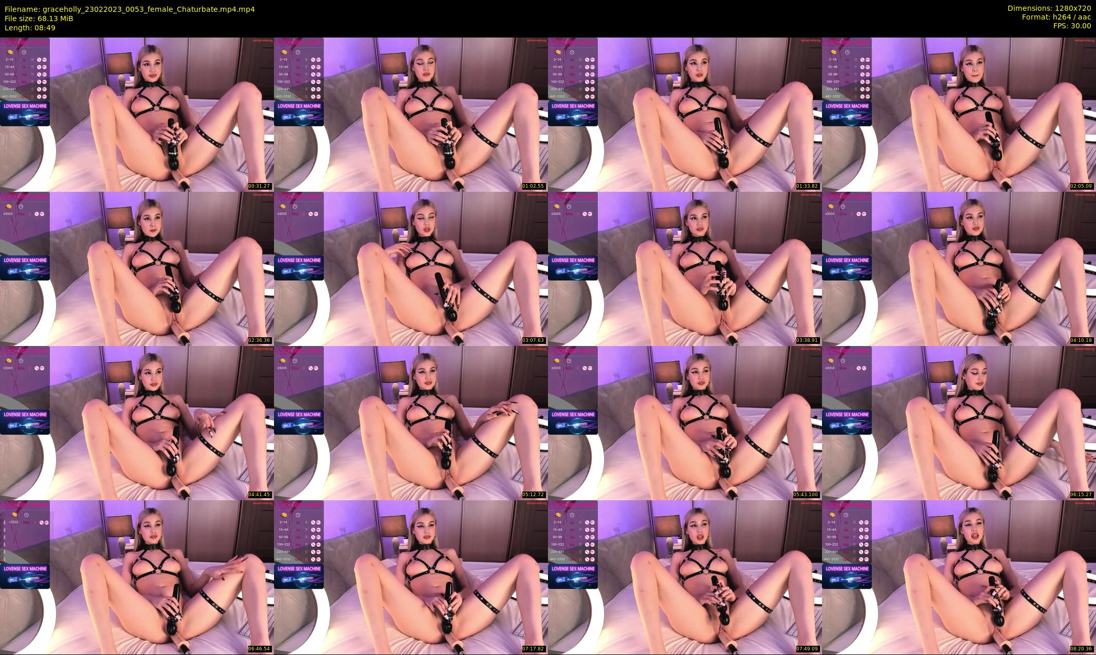 graceholly — 9 minute Chaturbate female cam show recording, 720p, Feb 23, 2023
