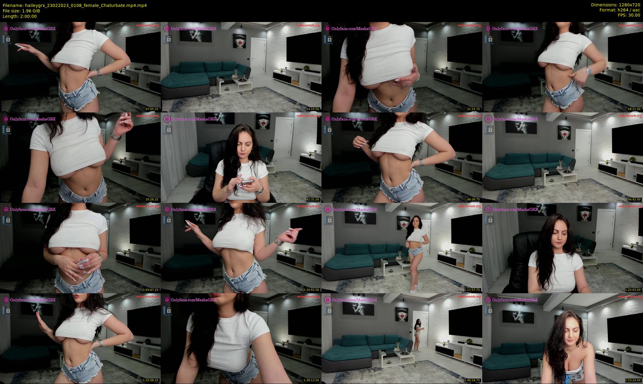 haileygrx — 120 minute Chaturbate female cam show recording, 720p, Feb 23, 2023