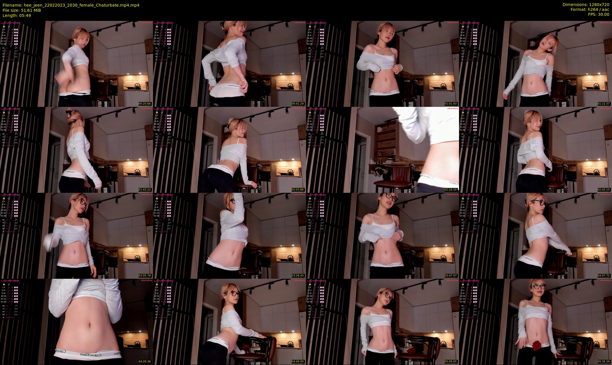 hee_jeen — 6 minute Chaturbate female cam show recording, 720p, Feb 22, 2023