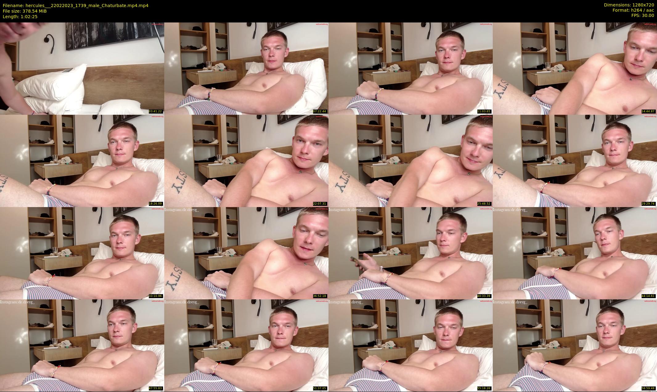 hercules__ — 63 minute Chaturbate male cam show recording, 720p, Feb 22, 2023
