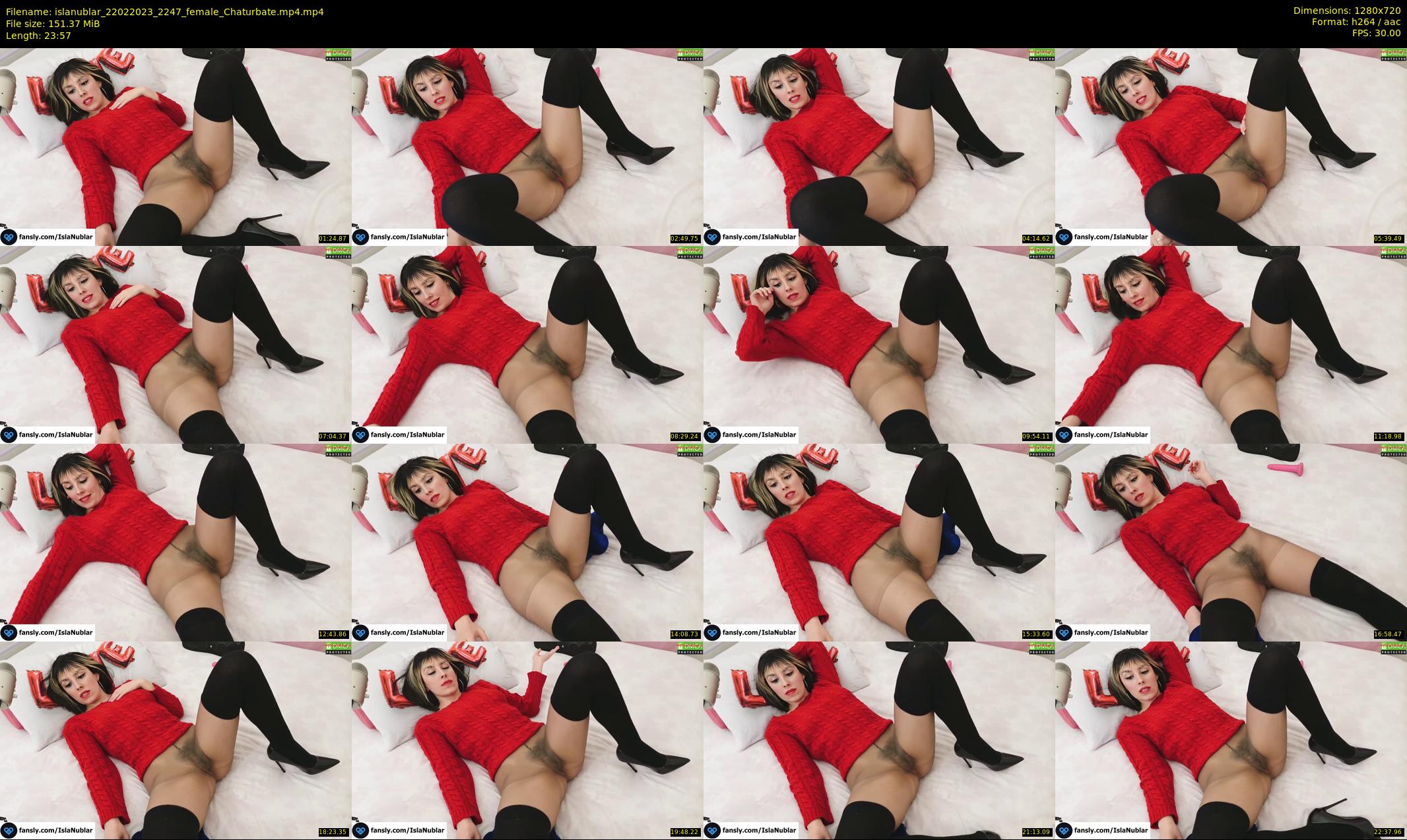 islanublar — 24 minute Chaturbate female cam show recording, 720p, Feb 22, 2023
