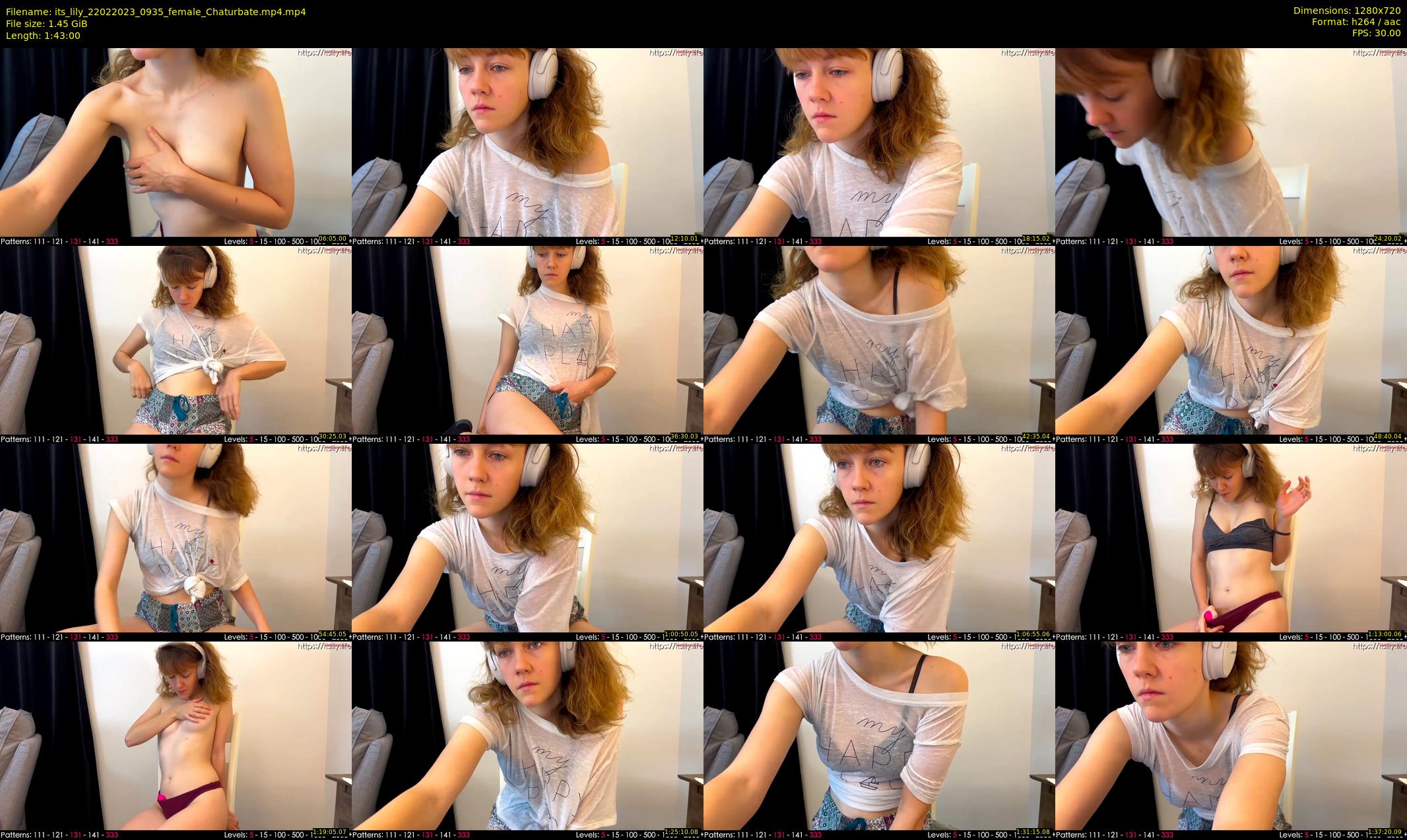 its_lily — 103 minute Chaturbate female cam show recording, 720p, Feb 22, 2023