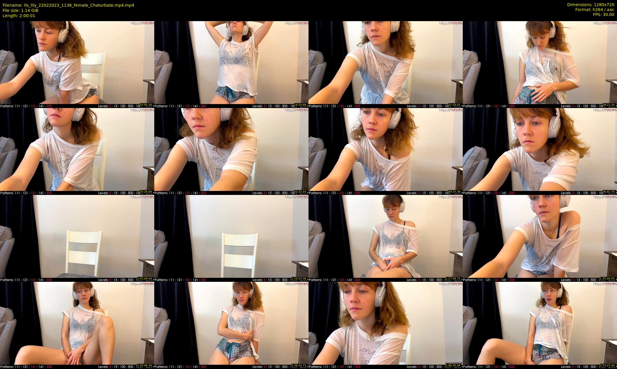 its_lily — 121 minute Chaturbate female cam show recording, 720p, Feb 22, 2023