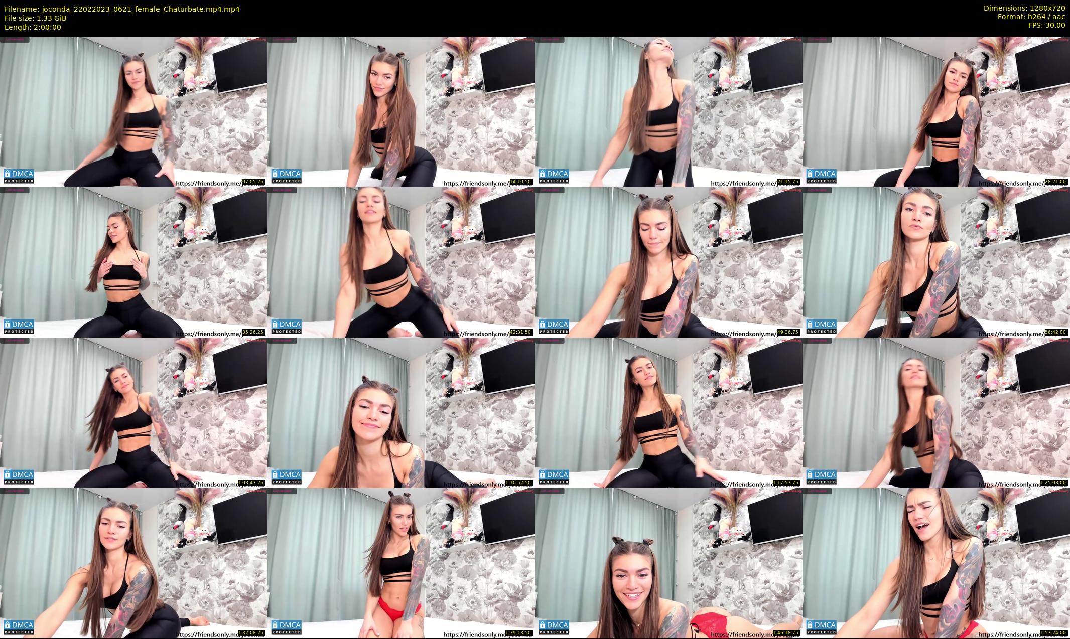 joconda — 120 minute Chaturbate female cam show recording, 720p, Feb 22, 2023