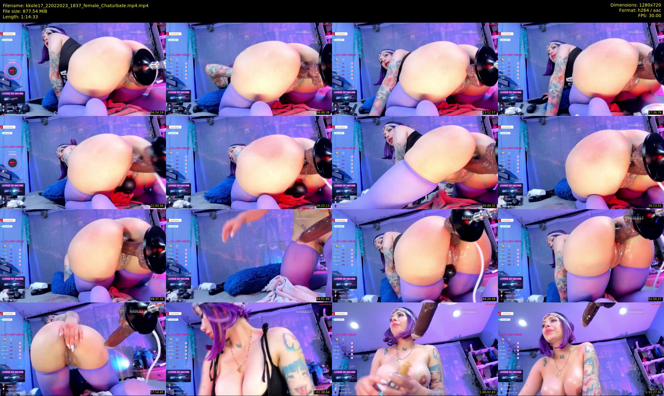 kkole17 — 75 minute Chaturbate female cam show recording, 720p, Feb 22, 2023