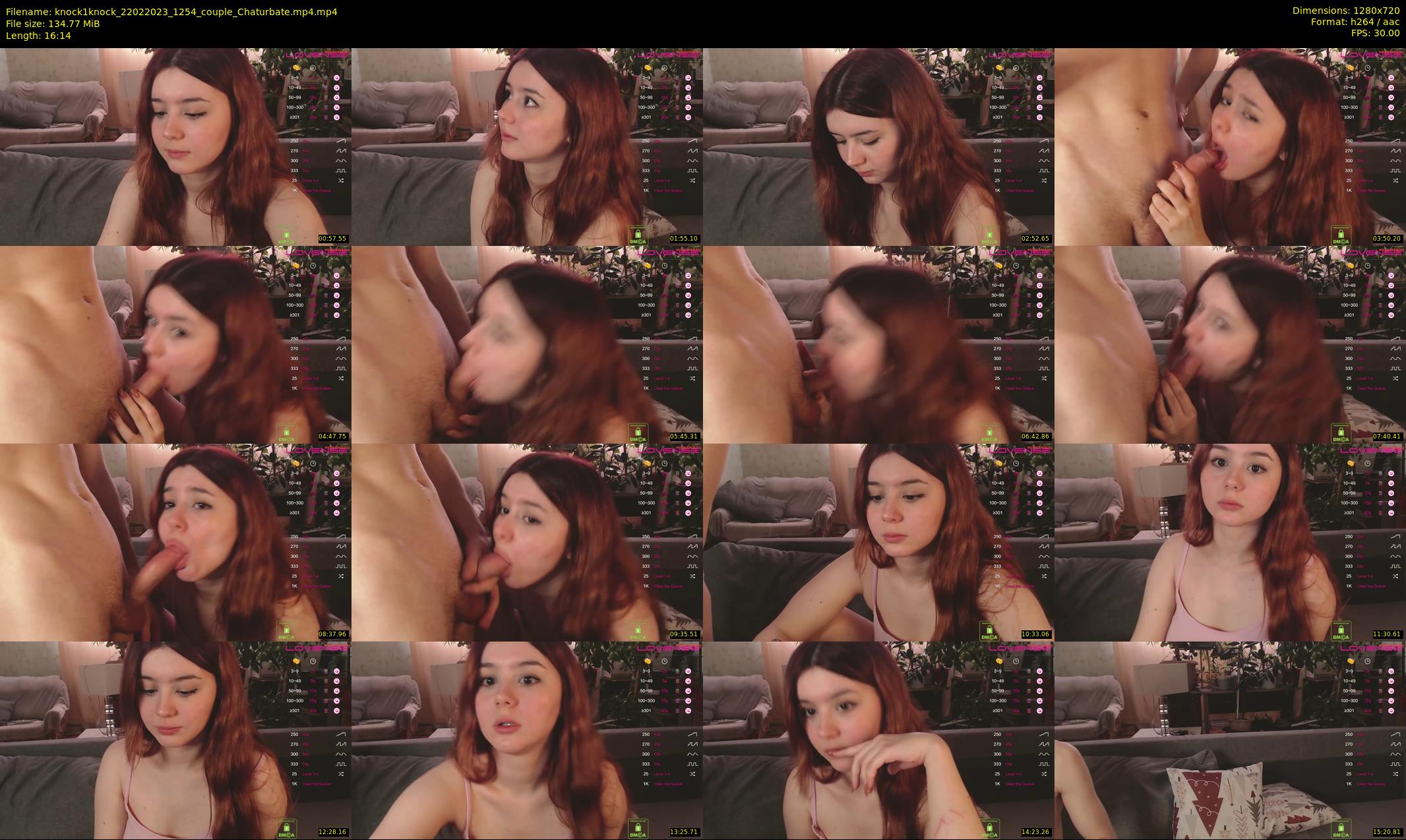 knock1knock — 17 minute Chaturbate couple cam show recording, 720p, Feb 22, 2023