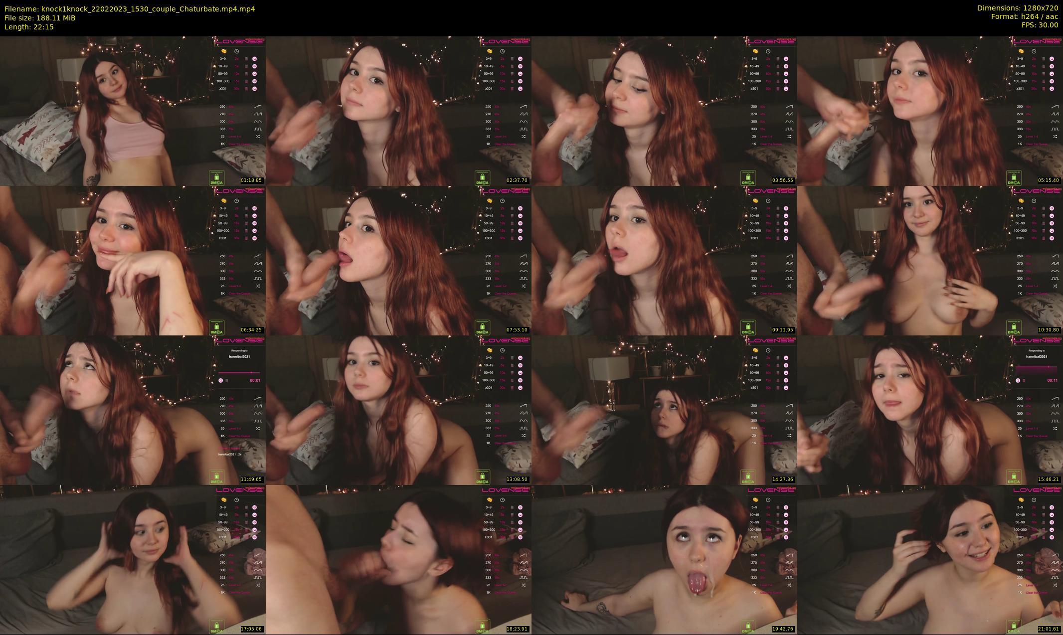 knock1knock — 23 minute Chaturbate couple cam show recording, 720p, Feb 22, 2023
