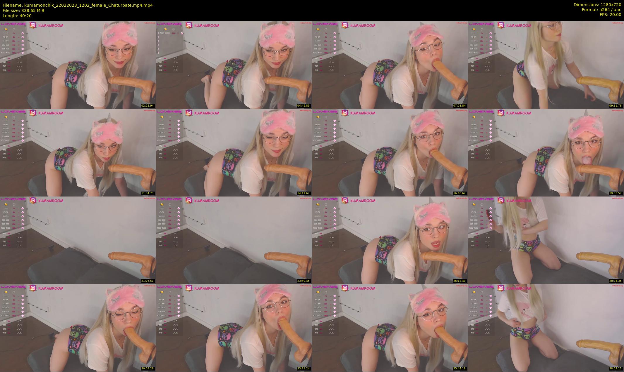 kumamonchik — 41 minute Chaturbate couple cam show recording, 720p, Feb 22, 2023