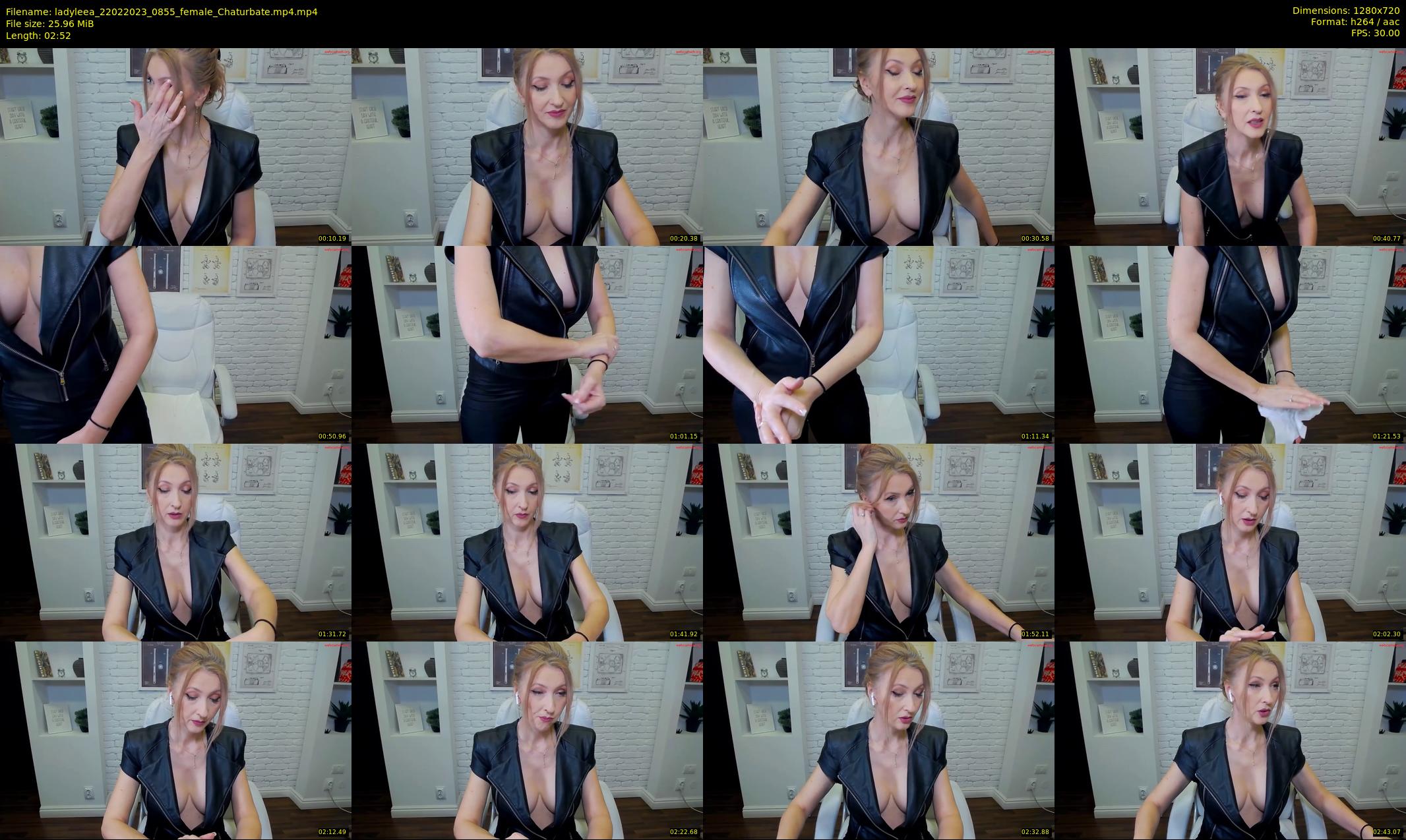 ladyleea — 3 minute Chaturbate female cam show recording, 720p, Feb 22, 2023