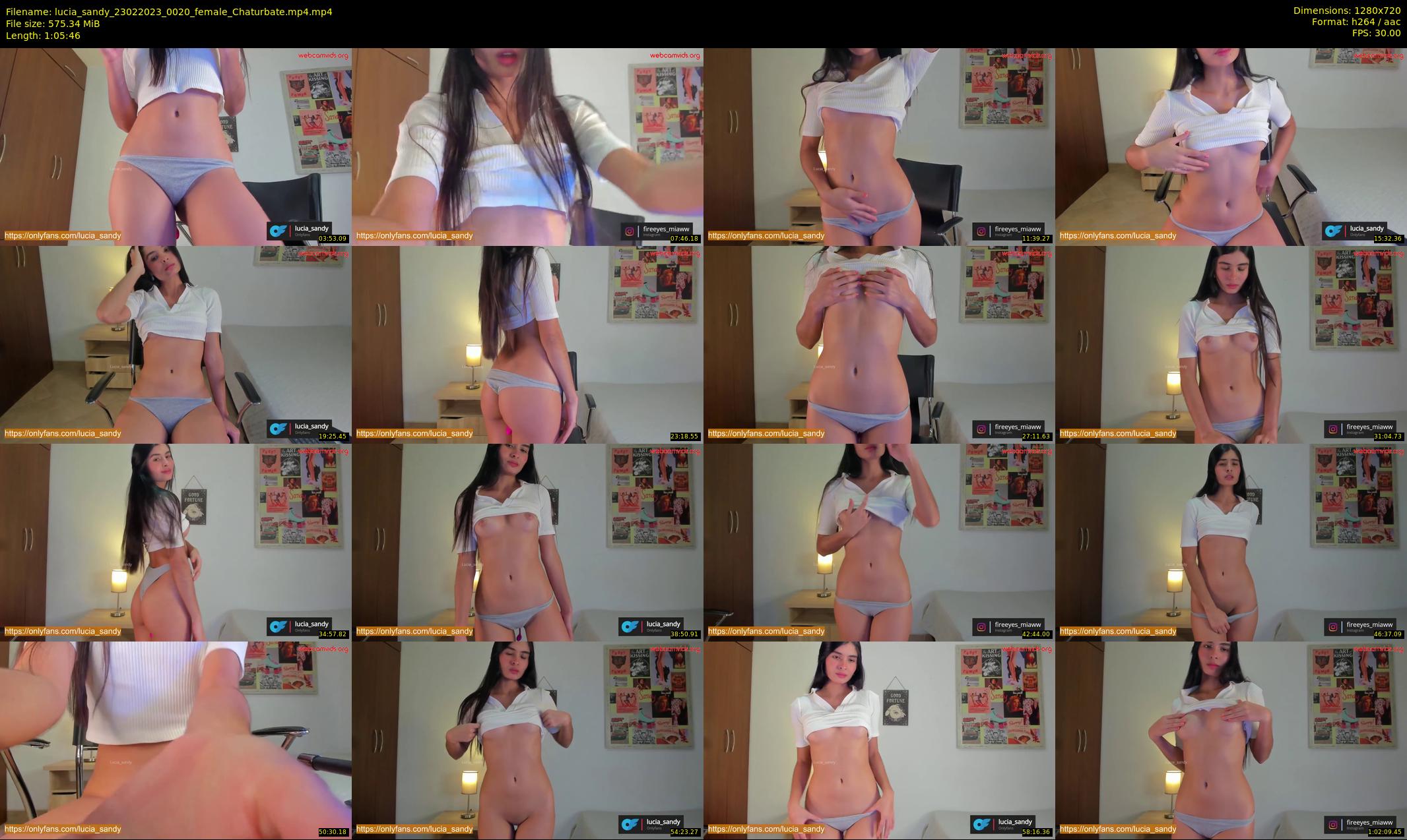 lucia_sandy — 66 minute Chaturbate female cam show recording, 720p, Feb 23, 2023
