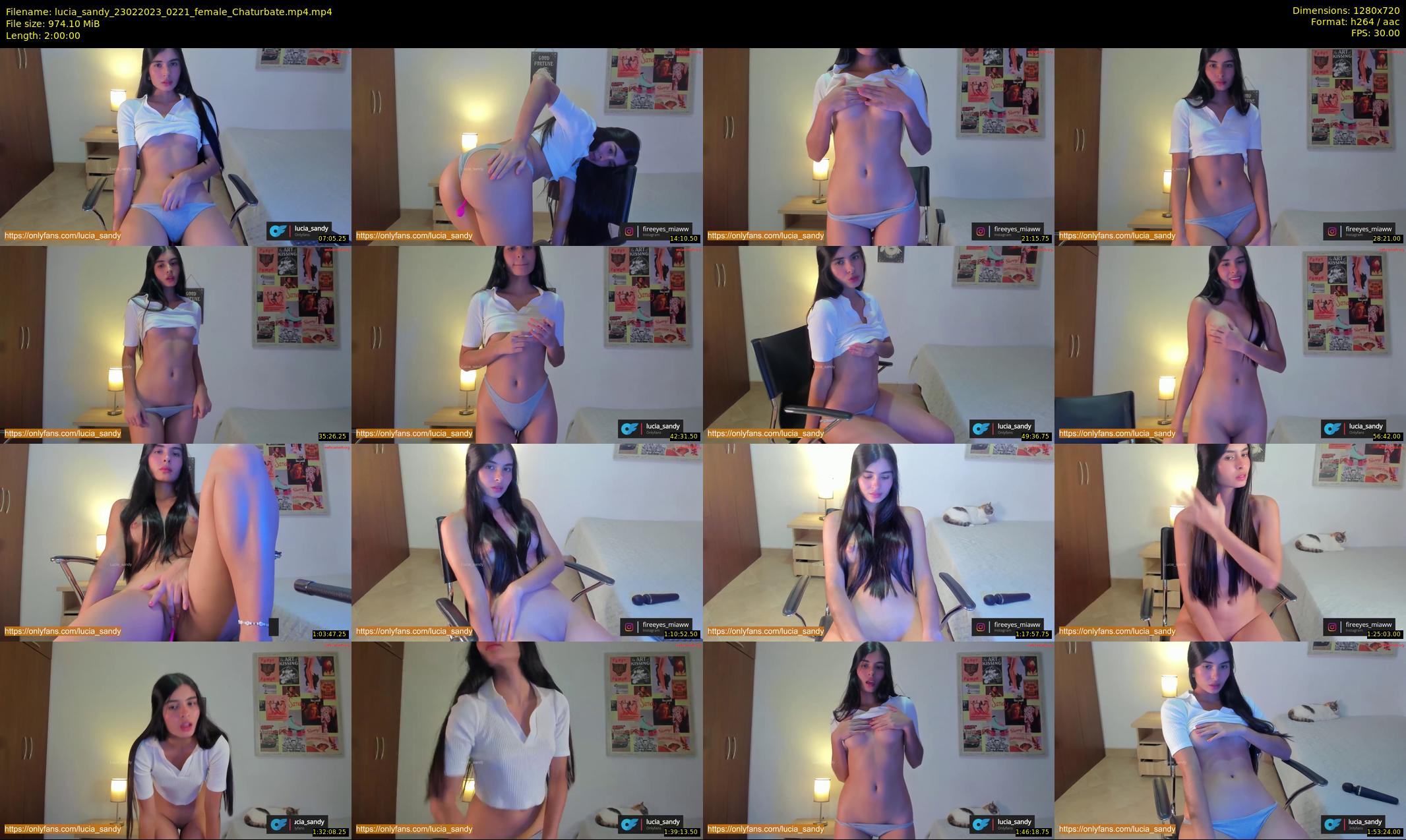 lucia_sandy — 120 minute Chaturbate female cam show recording, 720p, Feb 23, 2023
