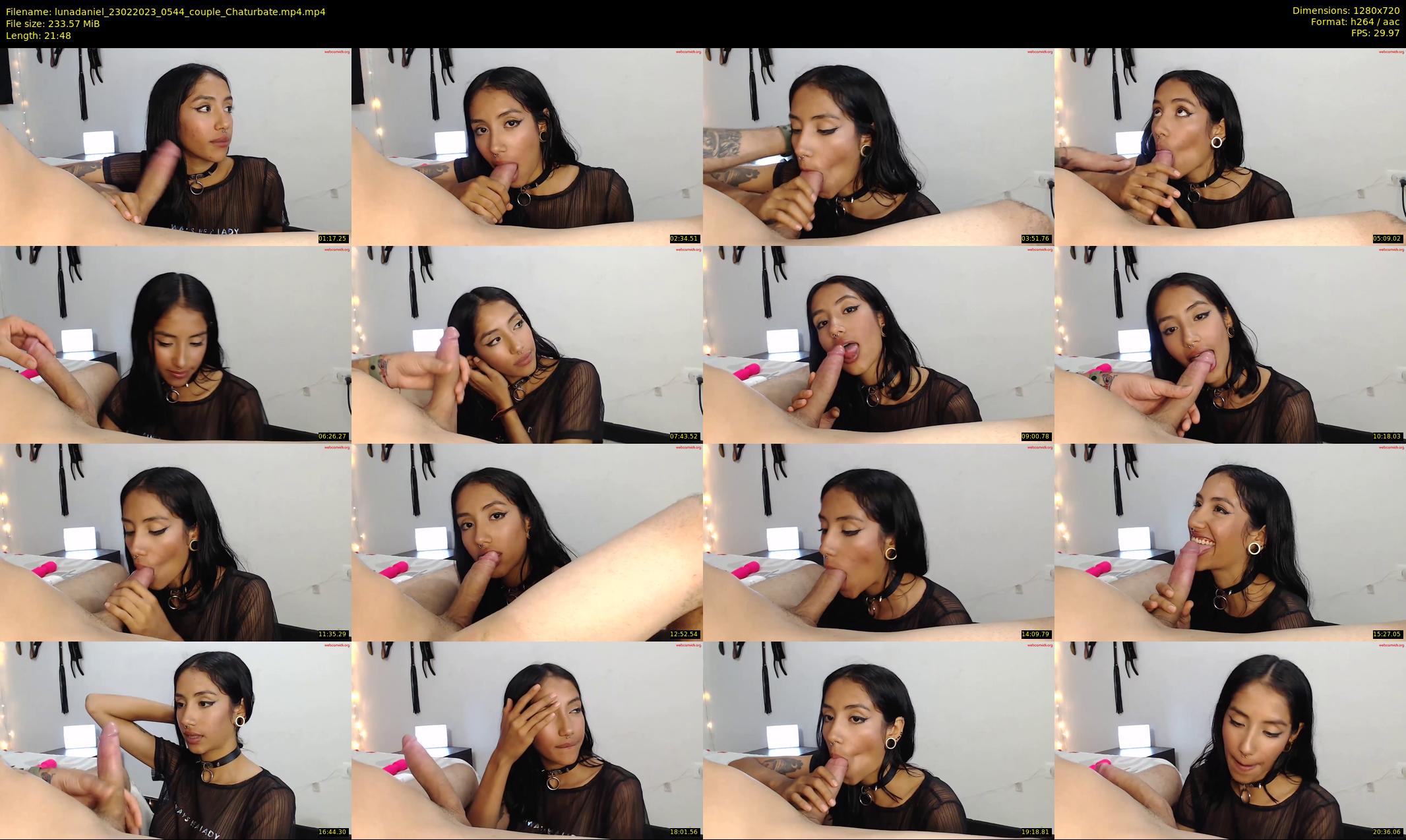lunadaniel — 22 minute Chaturbate couple cam show recording, 720p, Feb 23, 2023