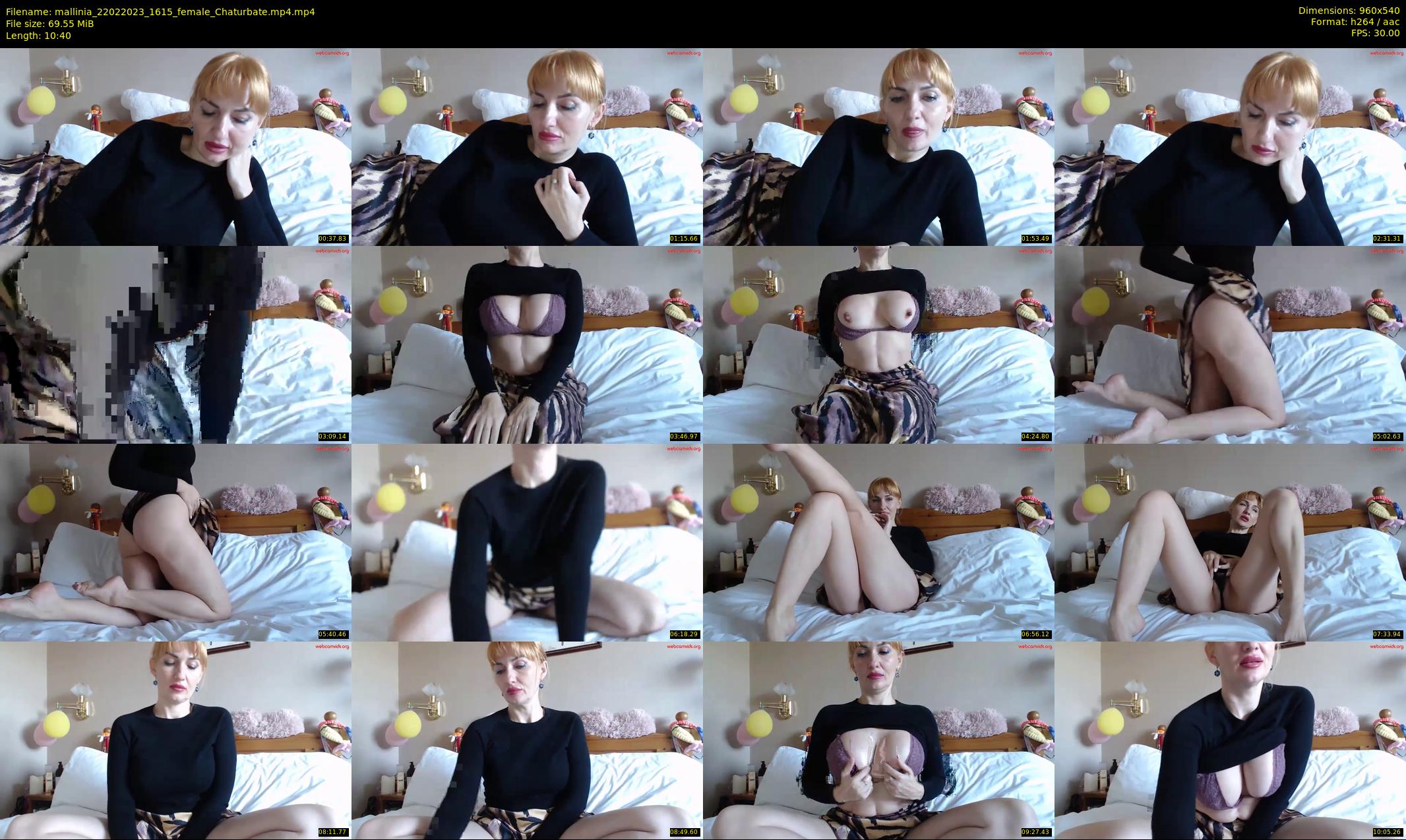 mallinia — 11 minute Chaturbate female cam show recording, 480p, Feb 22, 2023