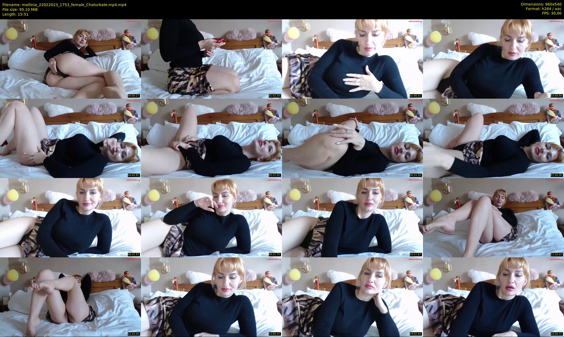 mallinia — 16 minute Chaturbate female cam show recording, 480p, Feb 22, 2023