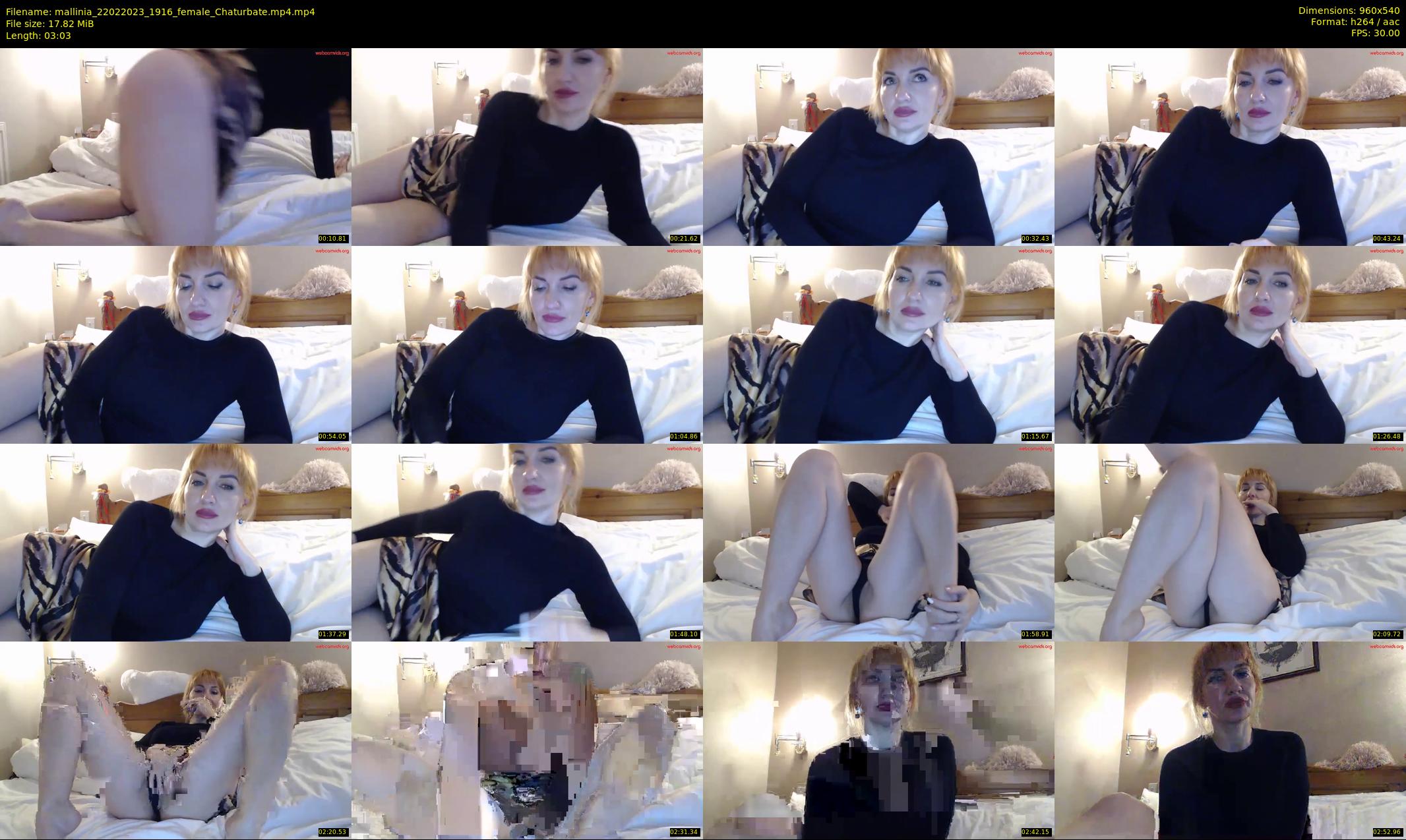 mallinia — 4 minute Chaturbate female cam show recording, 480p, Feb 22, 2023