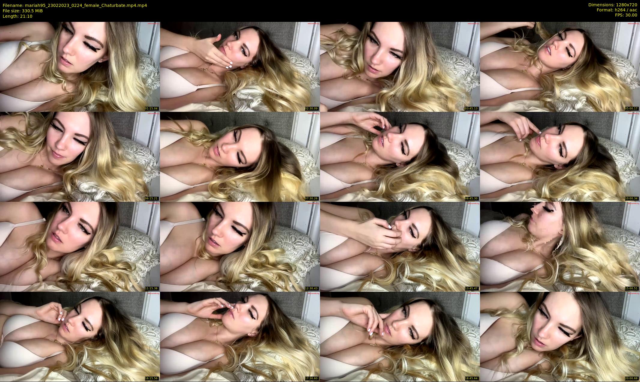 mariah95 — 22 minute Chaturbate female cam show recording, 720p, Feb 23, 2023